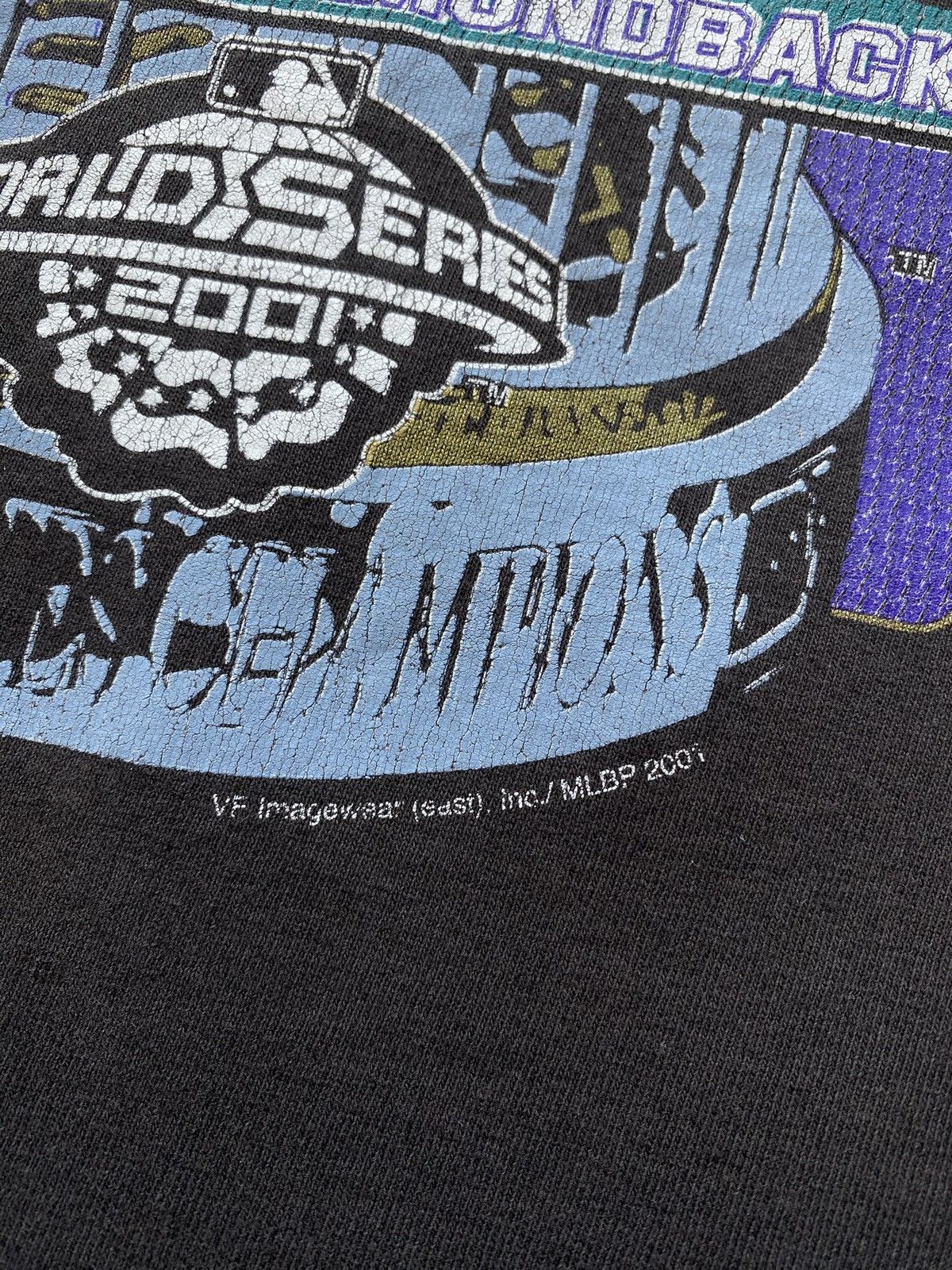 Lee Faded Black 2001 World Series Champions Arizona Diamondbacks Size US M / EU 48-50 / 2 - 5 Thumbnail