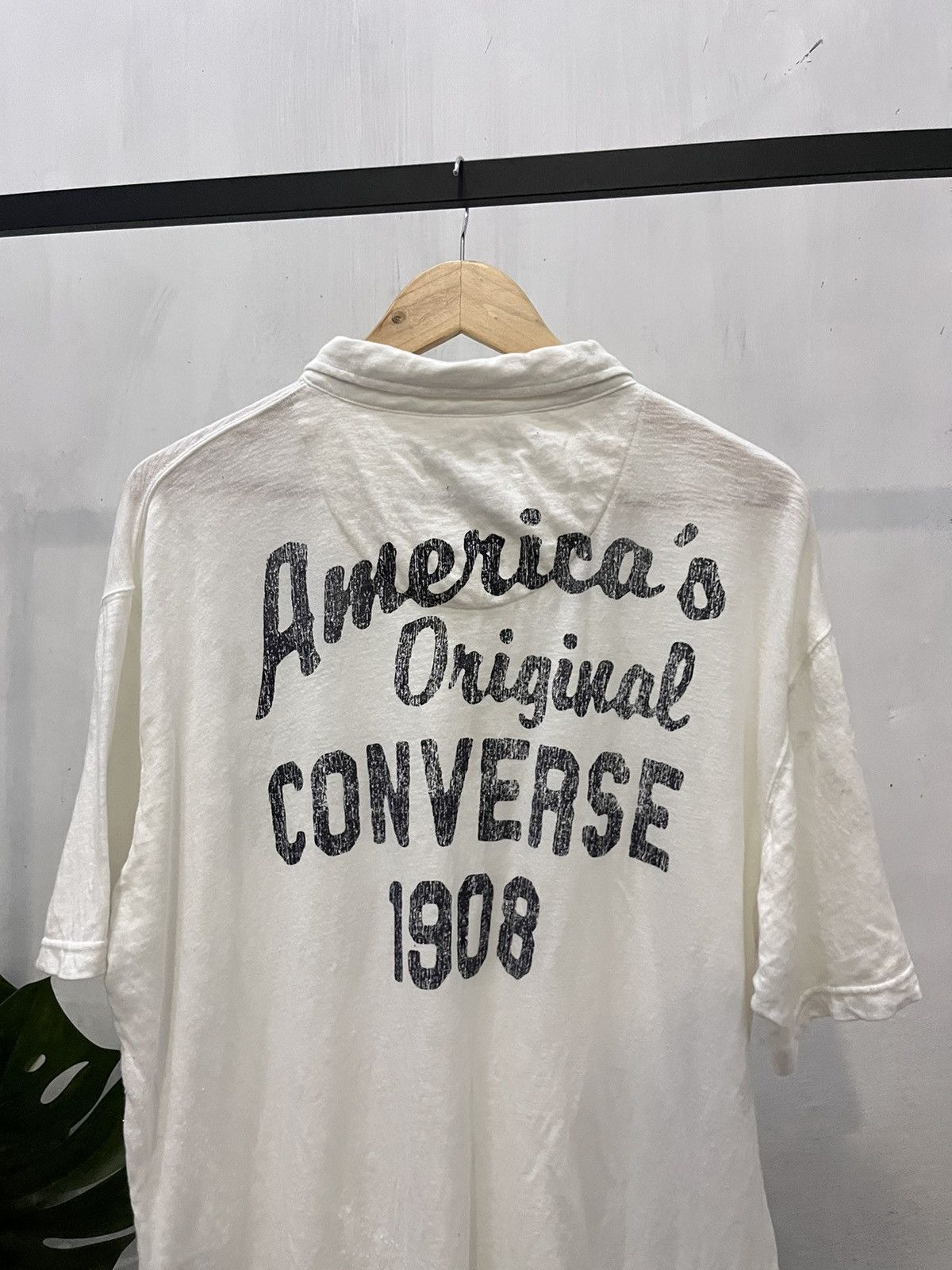 Converse × Vintage Vtg Converse Spell Out Polos Size US XL / EU 56 / 4 - 5 Thumbnail
