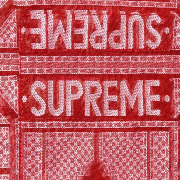 Supreme Large / L Supreme Tray Jacquard S/S Shirt Hermes | Grailed