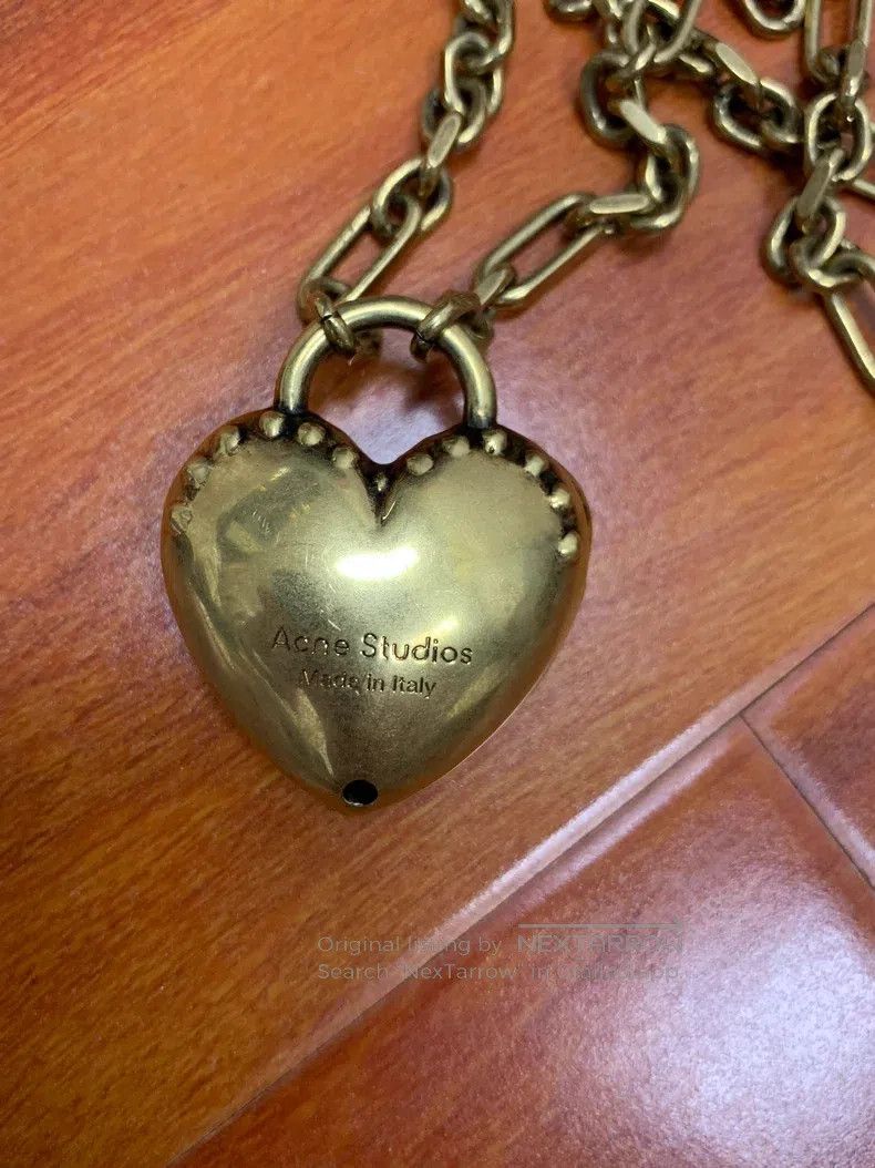 Acne Studios Acne Studios Heart Necklace Size ONE SIZE - 2 Thumbnail