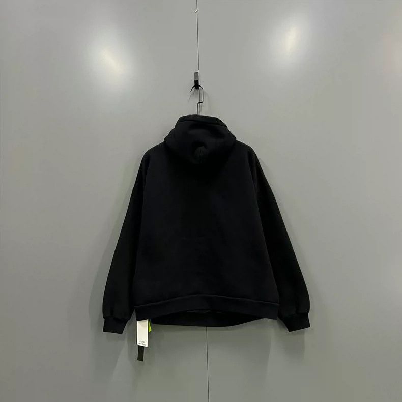 Balenciaga Balenciaga Black Printed Logo Hoodie Size US S / EU 44-46 / 1 - 2 Thumbnail