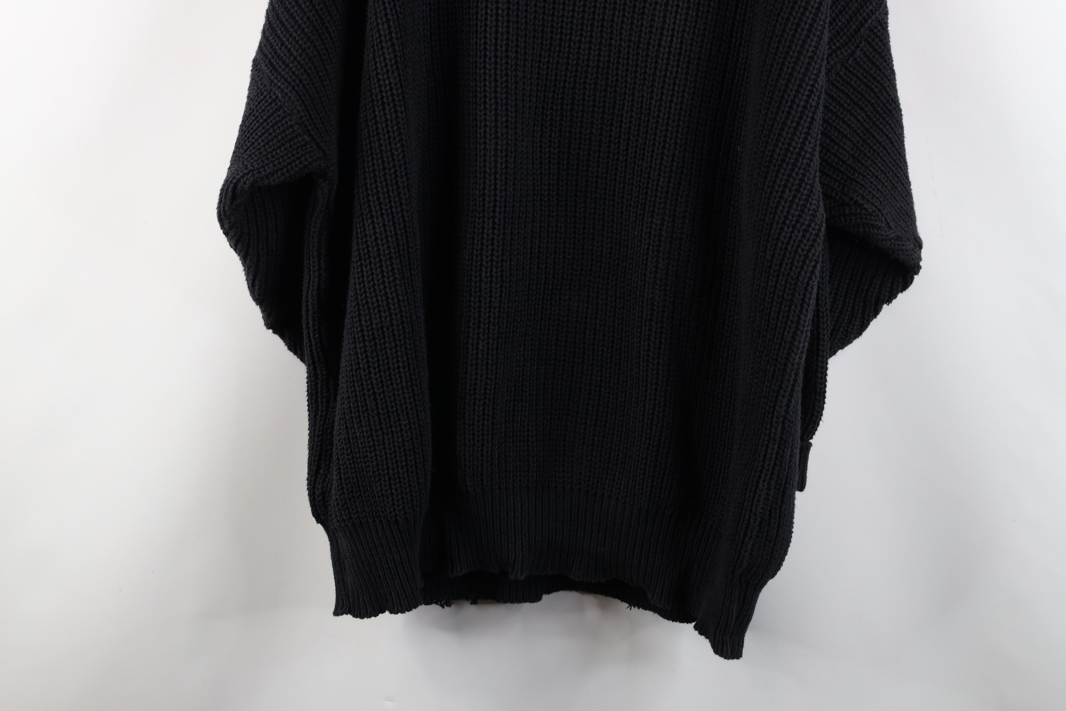 Vintage Vintage 90s Streetwear Marled Chunky Ribbed Knit Sweater Size 3XL / US 20-22 - 14 Thumbnail
