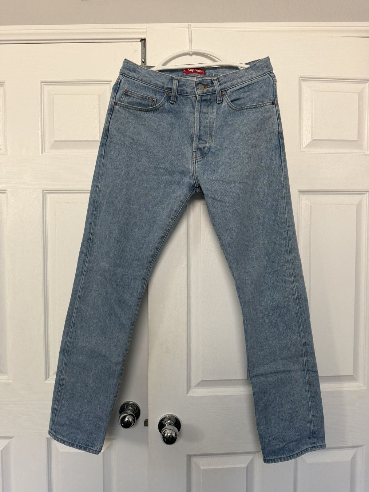 Supreme Supreme Straight Blue Jeans Size US 30 / EU 46 - 1 Thumbnail
