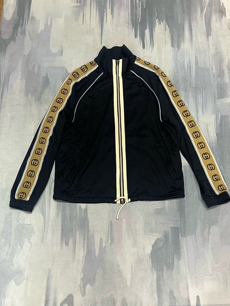 Gucci Gucci Black double G jacquard jacket Size US M / EU 48-50 / 2 - 1 Thumbnail