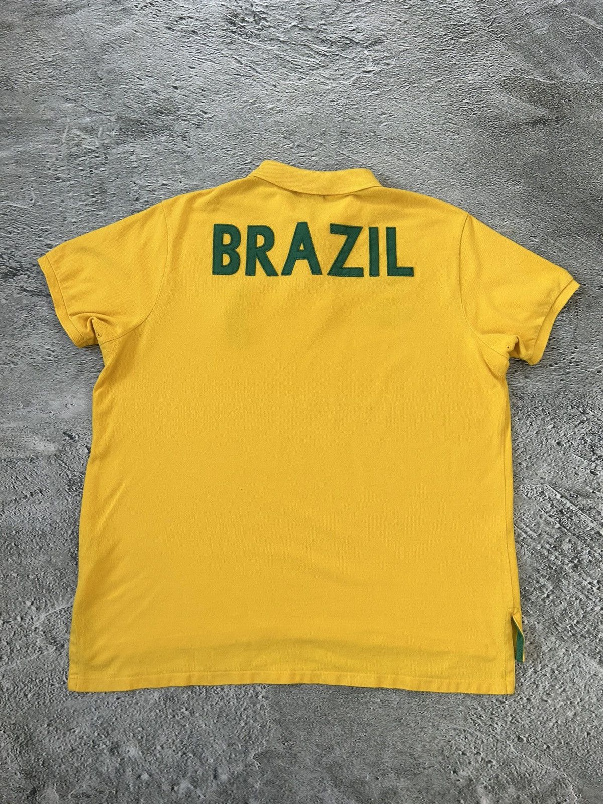 Ralph Lauren Chief Keef Polo Ralph Lauren vintage Brazil big pony yellow Size US XXL / EU 58 / 5 - 7 Thumbnail