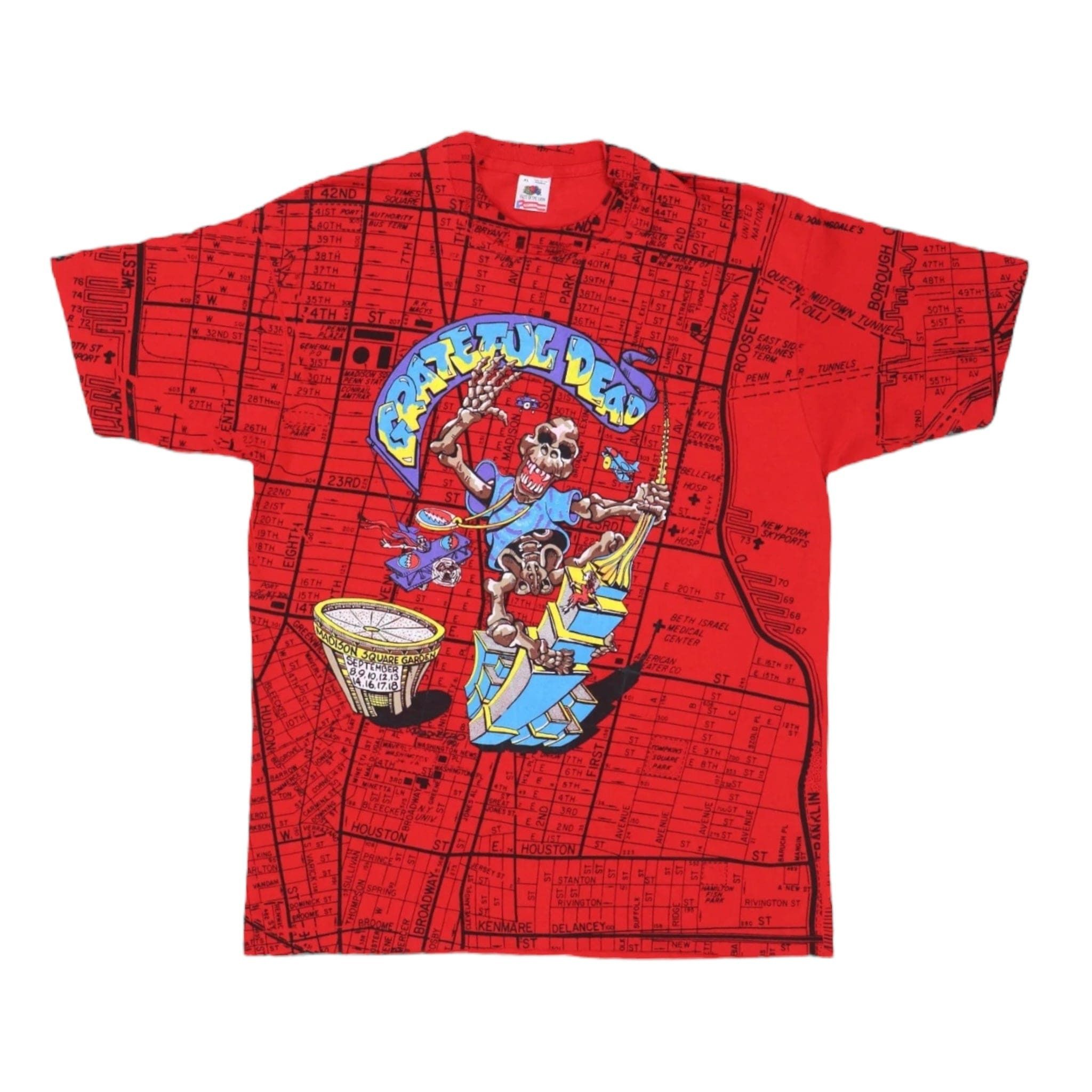Vintage 1991 Madison Square Garden Concert Logo Short Sleeve Tee Sh Size US XL / EU 56 / 4 - 1 Thumbnail