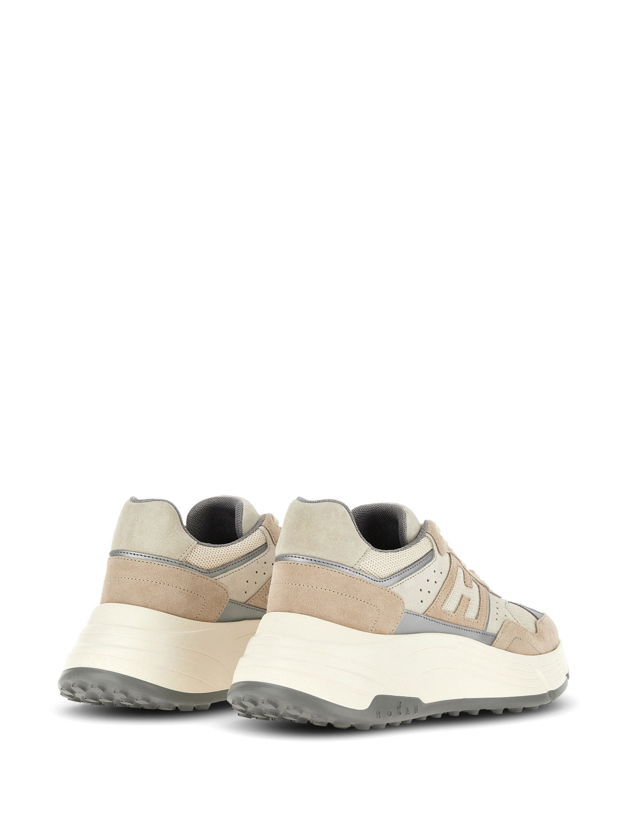 Hogan o1s22i1n1024 Hi-Fidelity Low-Top Sneakers in Beige Size US 7 / IT 37 - 2 Thumbnail