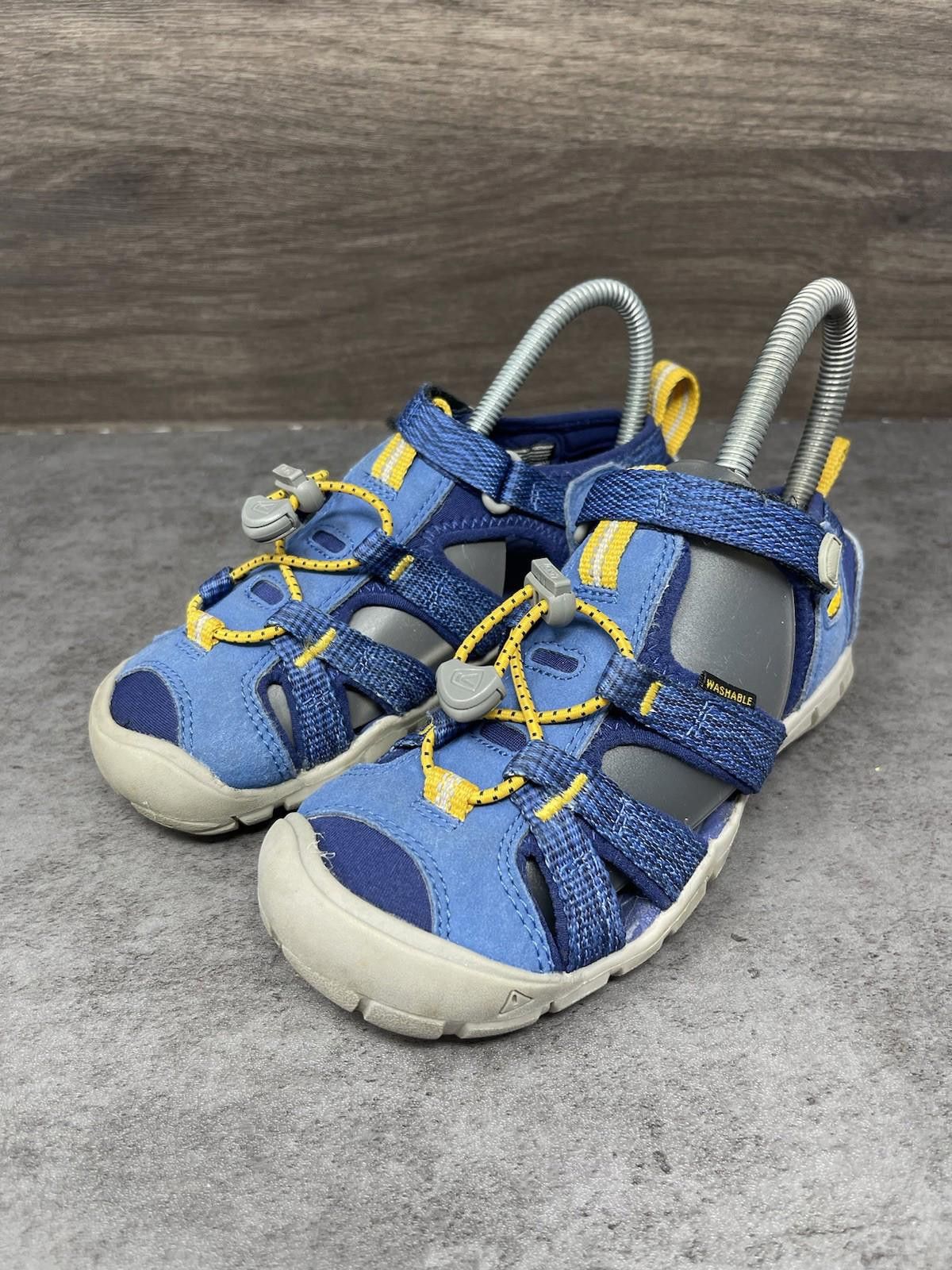 KEEN KEEN Seacamp Sandals Kids Size 13 Toddler Blue Closed Toe Size US 13 / EU 46 - 2 Thumbnail