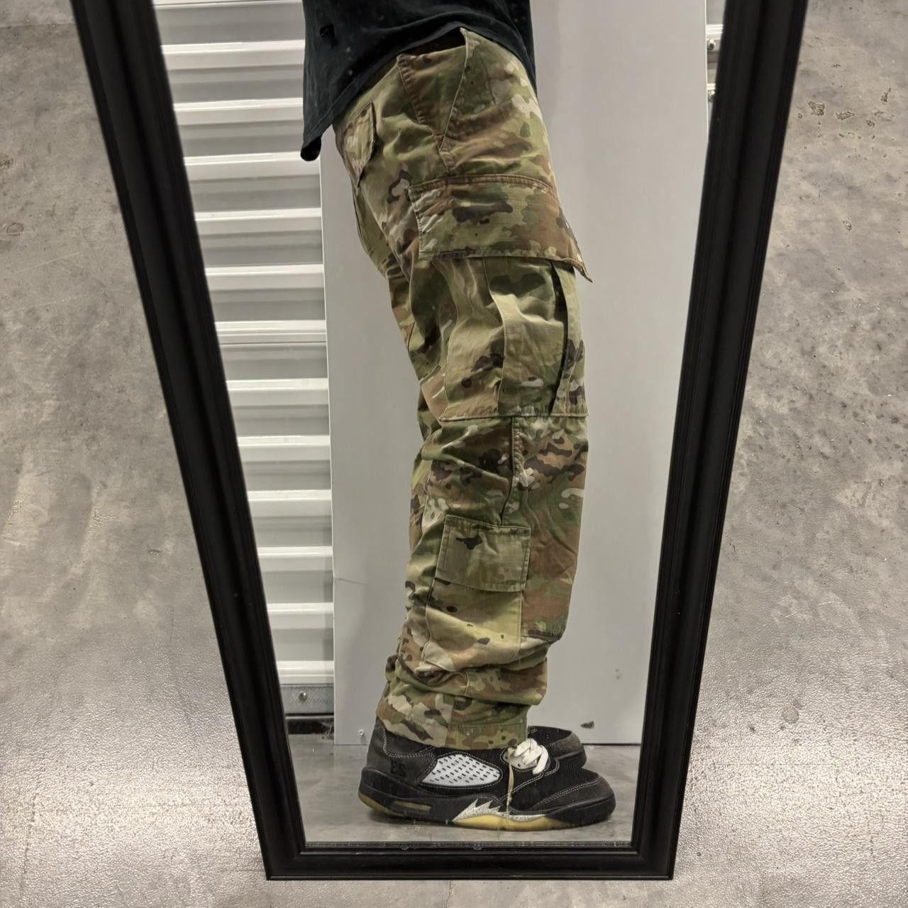 Japanese Brand × Vintage Crazy Vintage Y2K/2000s Military Camo Streetwear Skater Cargo Pants! Size US 28 / EU 44 - 2 Thumbnail