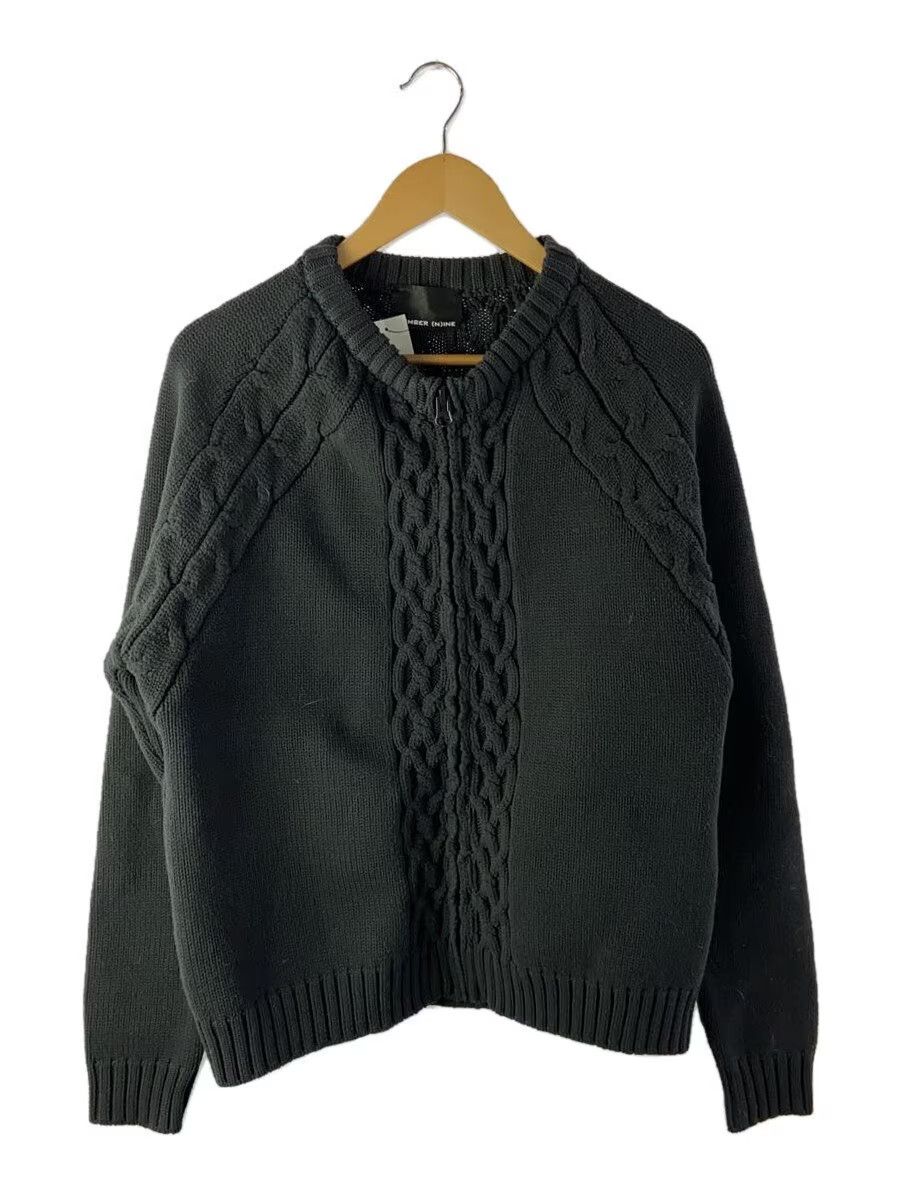 Number (N)ine Cable Knit Zip Knit Sweater Size US L / EU 52-54 / 3 - 1 Thumbnail