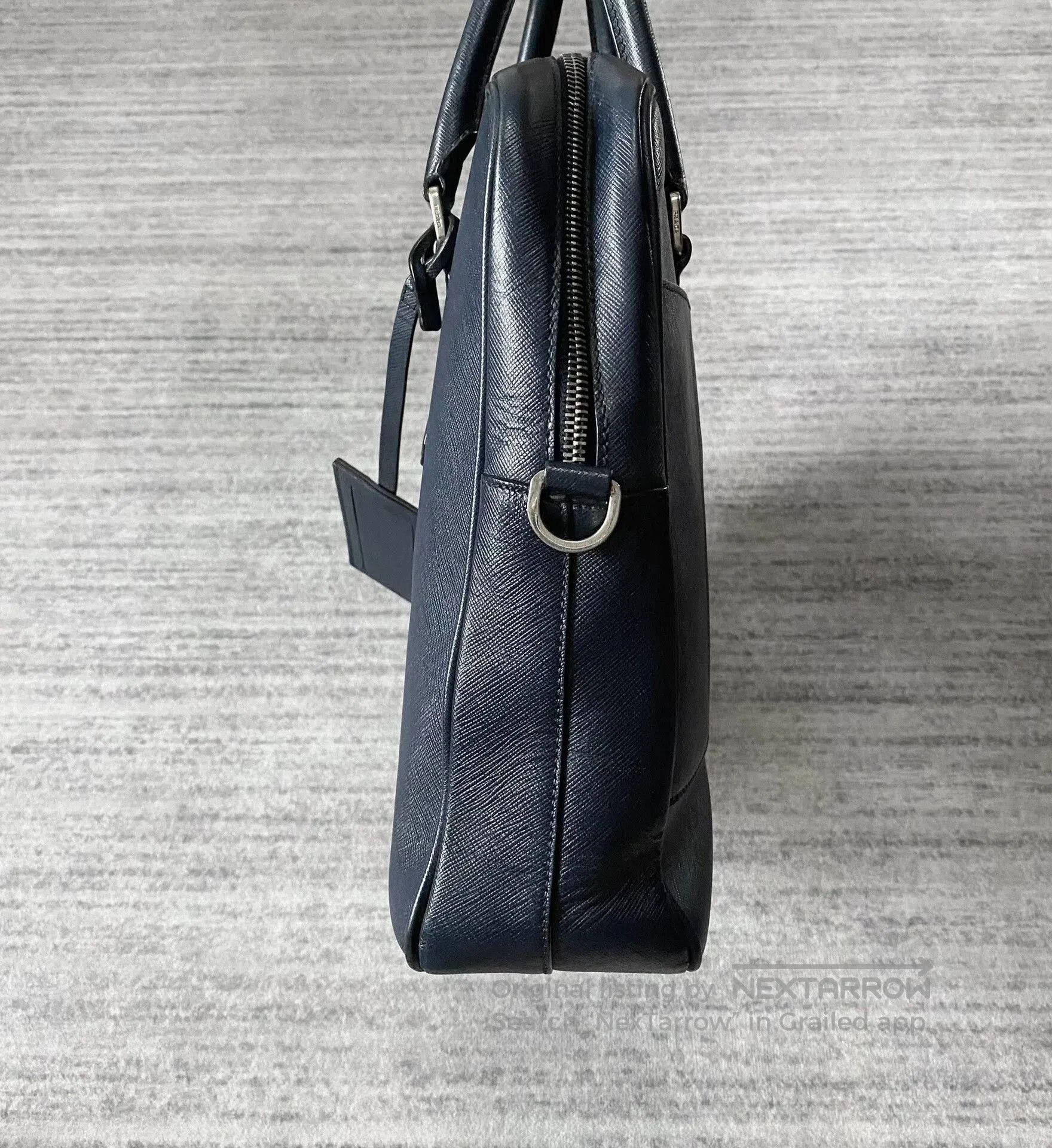 Prada Prada Saffiano Men's Business Briefcase. Size ONE SIZE - 6 Thumbnail