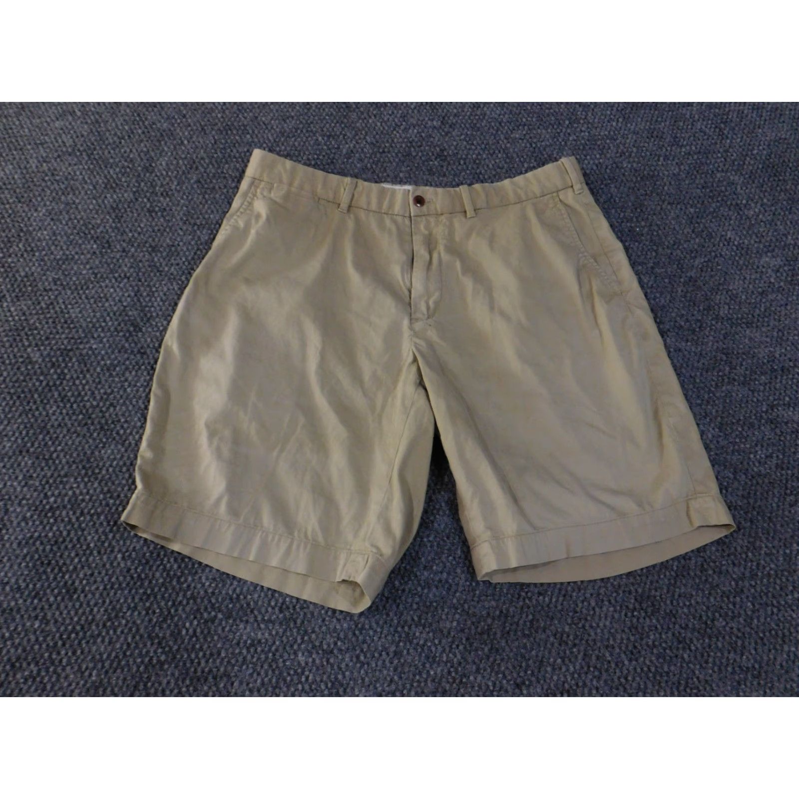 Polo Ralph Lauren Polo Ralph Lauren Shorts Mens 34 Khaki Cotton Stretch Chino Casual Flat Front Pockets 11 Inseam Regular Fit Size US S / EU 44-46 / 1 - 2 Thumbnail