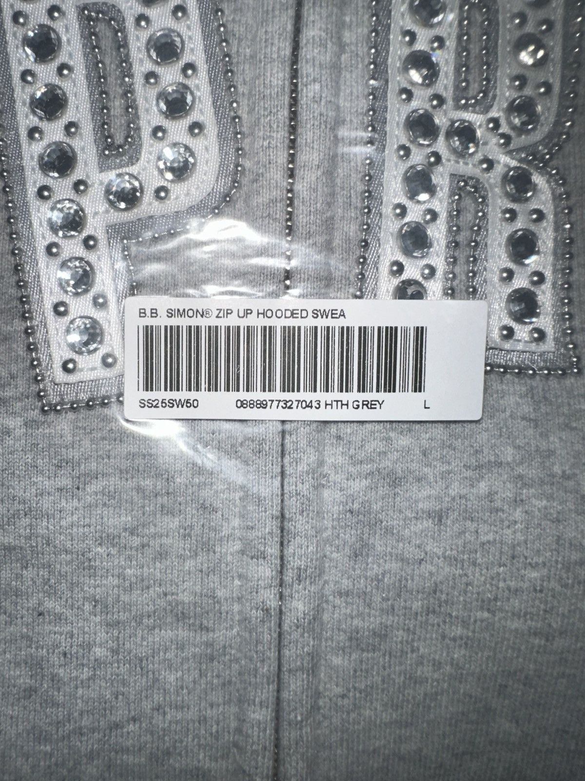 SUPREME SIMON ZIP UP HOODED SWEATSHIRT