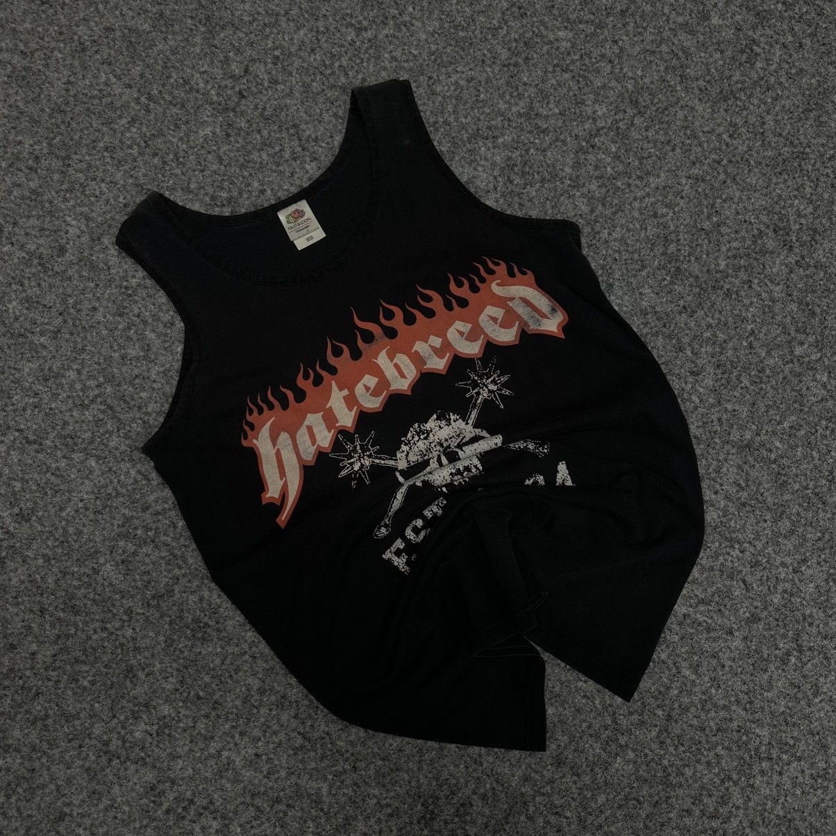 Japanese Brand VTG Man Hatebreed Perseverance Sleeve Tank Top Band Rock Y2K Size US M / EU 48-50 / 2 - 1 Thumbnail