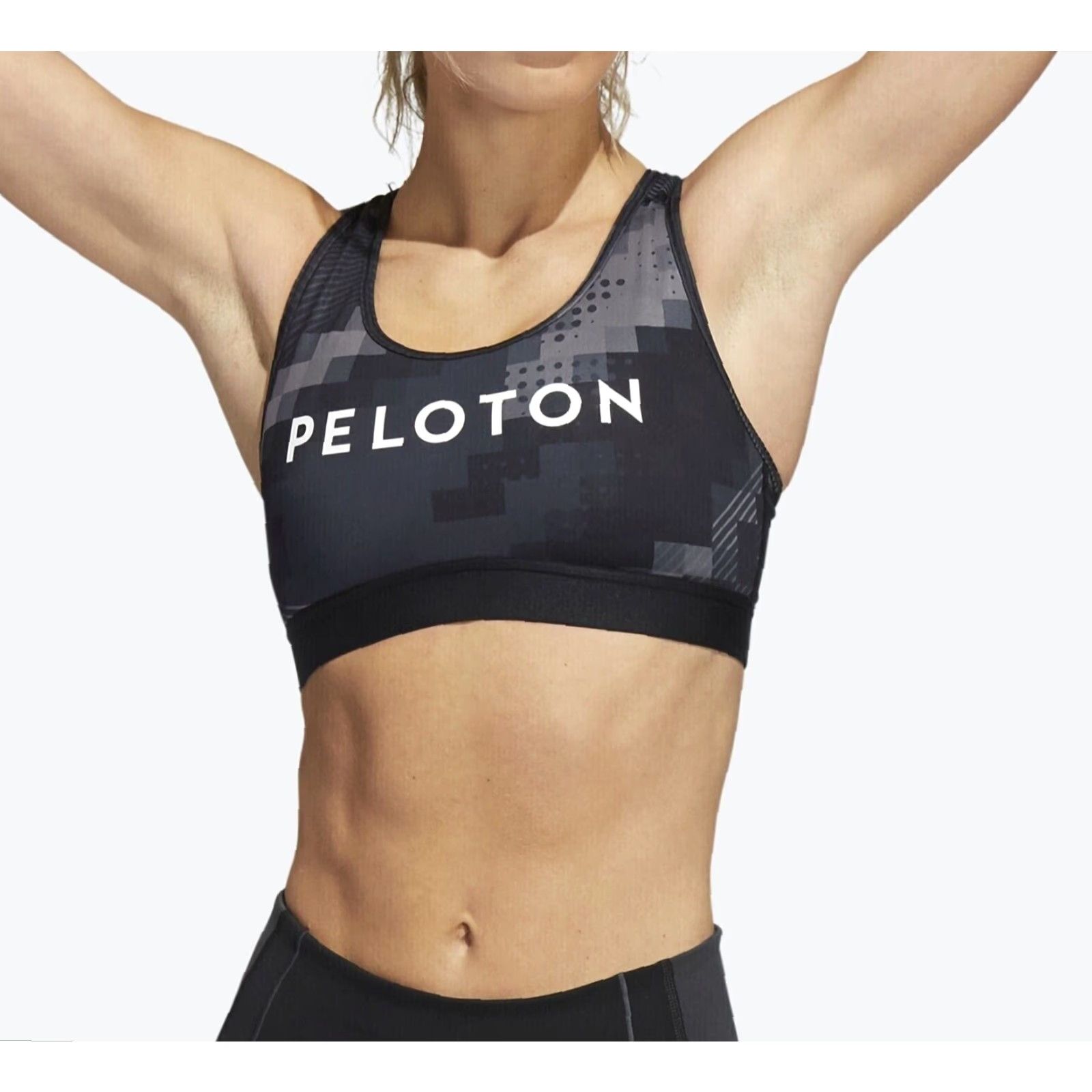 Adidas adidas x Peloton Digi Motion HEAT.RDY Believe This Bra Women’s Size Small Bra Sports adidas Women Multicolor Racerback High Support Gym & Training 0? Size ONE SIZE - 3 Thumbnail
