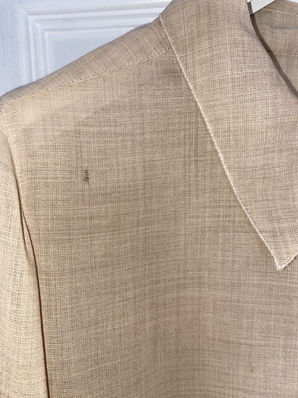 Chanel CHANEL Wool Gauze Blouse, A/W 1999 Size L / US 10 / IT 46 - 8 Thumbnail
