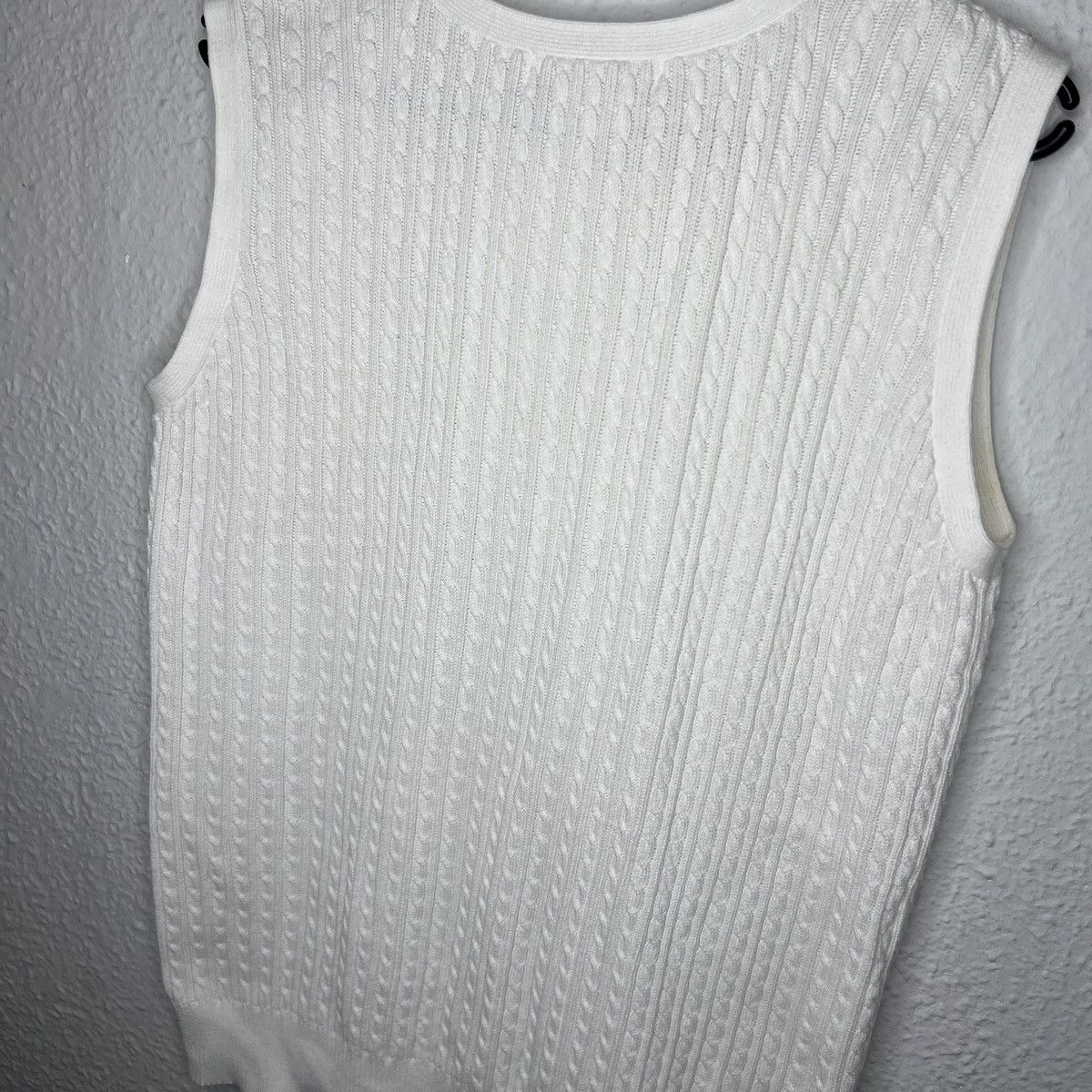 Nike Nike Golf Vintage 90s Vest Gilet Cable Knit Jumper Sweater Size US L / EU 52-54 / 3 - 8 Thumbnail