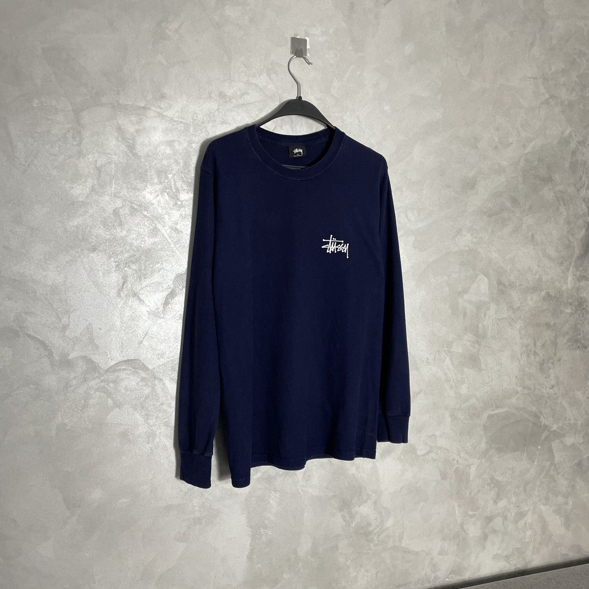 Stussy Stussy Mens Basic Logo Long Sleeve tee Size US S / EU 44-46 / 1 - 3 Thumbnail