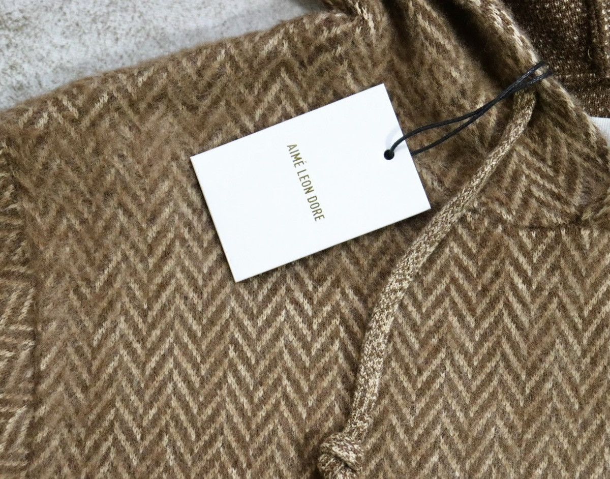 Aime Leon Dore Aime Leon Dore Brushed Herringbone Hoodie Size US S / EU 44-46 / 1 - 5 Thumbnail