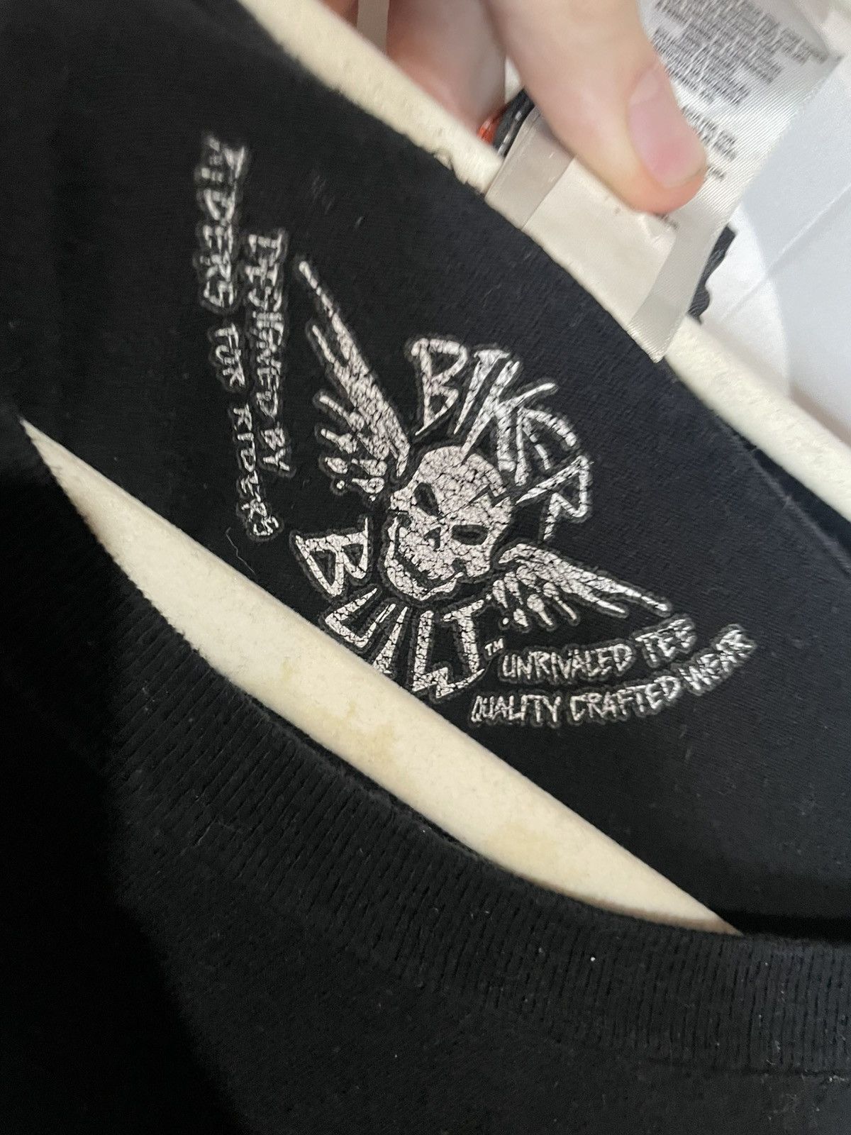 Harley Davidson Vintage 00 Flame Skull Harley Davidson Extra Baggy L/S Tee Size US XXL / EU 58 / 5 - 5 Thumbnail