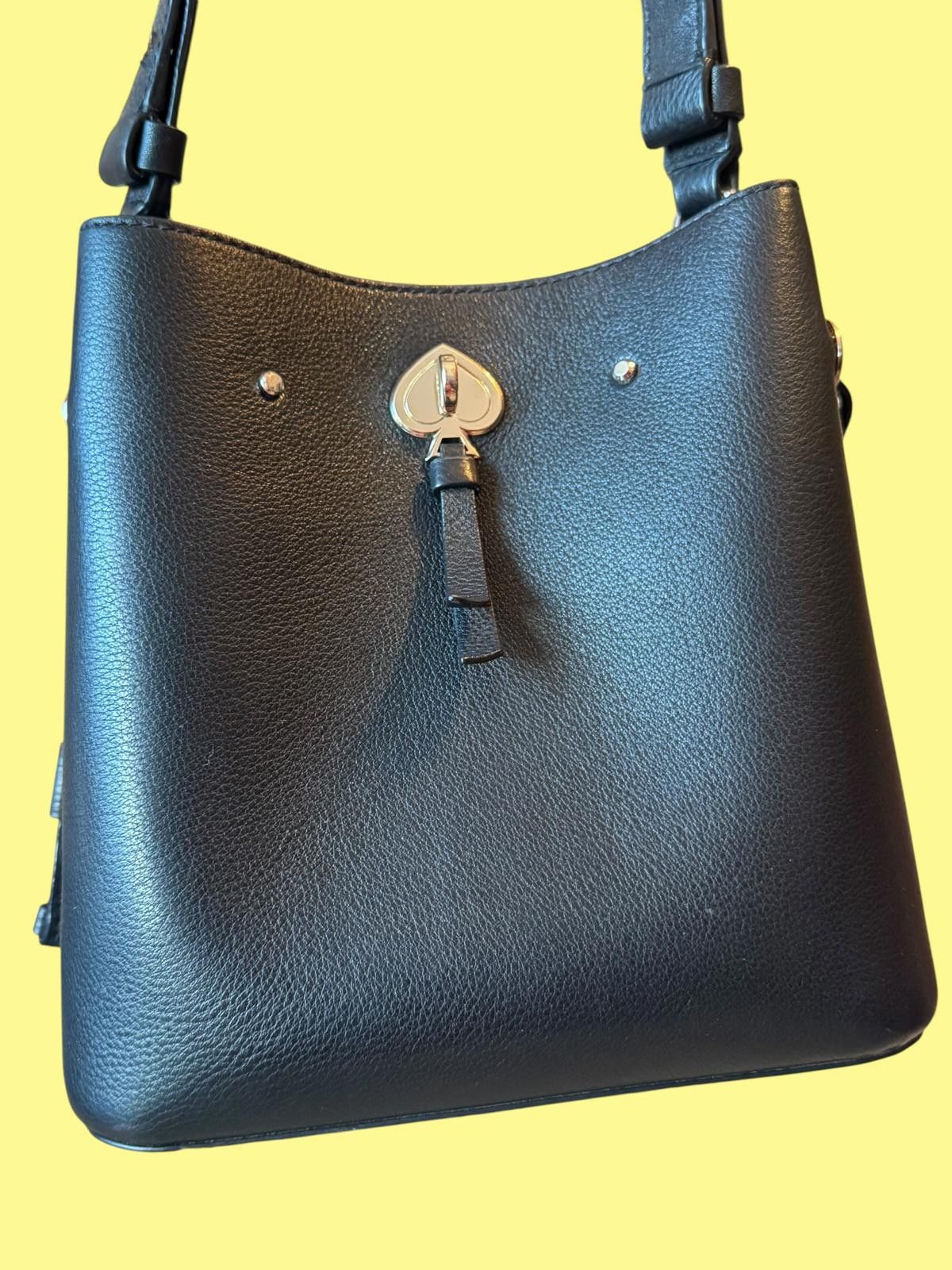 Other Kate Spade New York Black Leather Shoulder Bag Size ONE SIZE - 2 Thumbnail