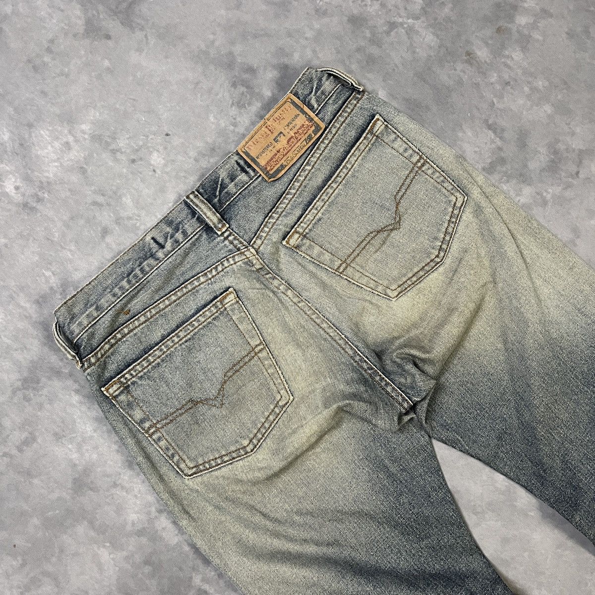 Diesel 2000s DIESEL FADED DISTRESSED DENIM JEANS GRUNGE STYLE Size US 26 / EU 42 - 11 Thumbnail