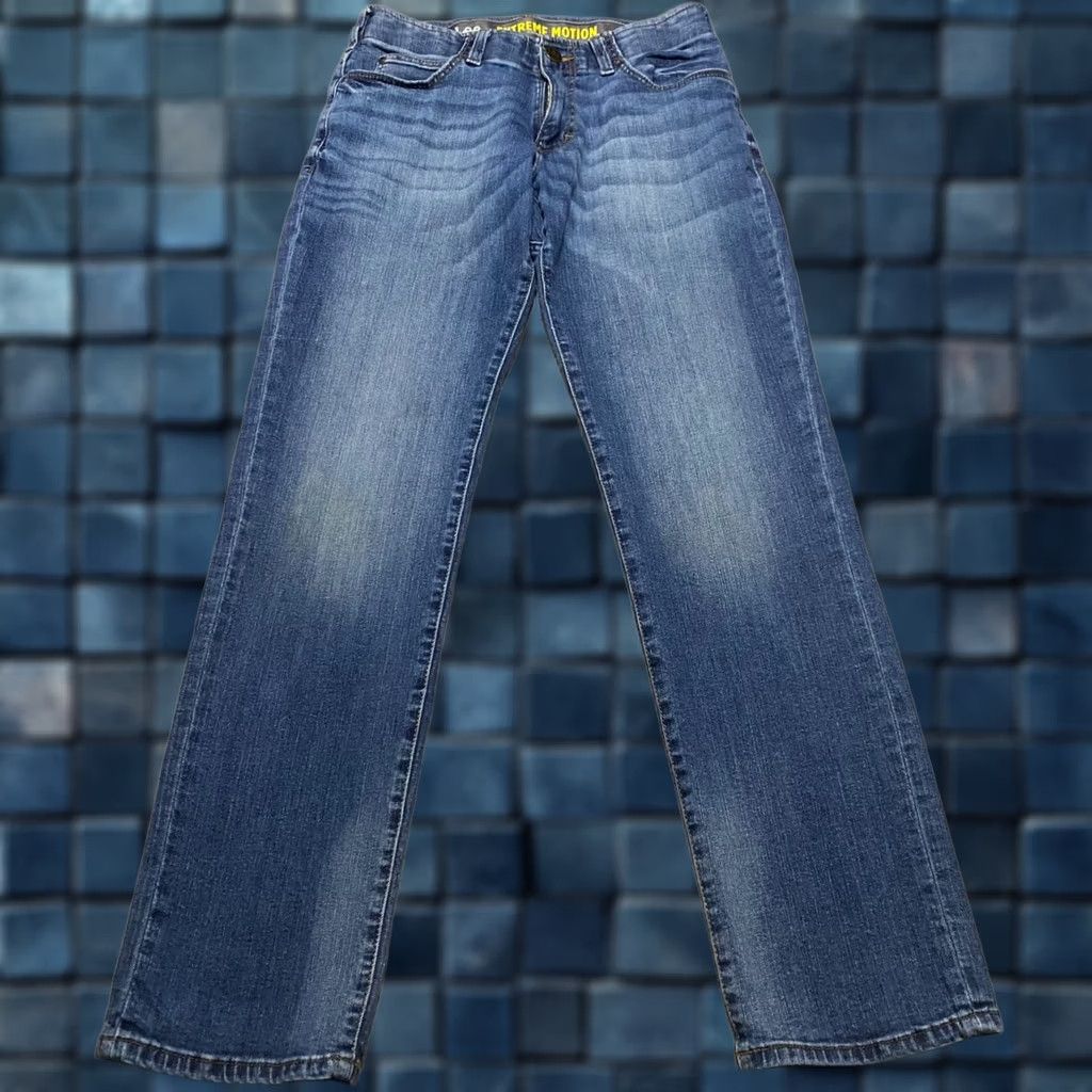 Lee Lee Jeans Mens 30x34 Blue Denim Extreme Motion Medium Wash Straight Mid Rise Size US 30 / EU 46 - 1 Thumbnail