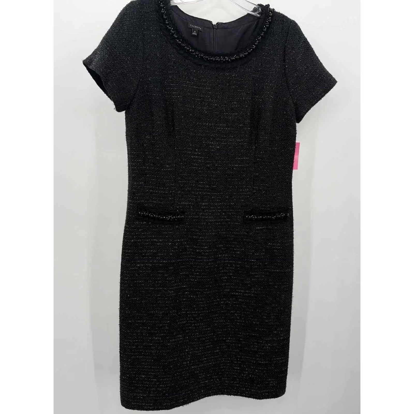 Talbots VINTAGE Pre-Owned Talbots Black Size 10 Short Sleeve Dress Size 32" / US 10 / IT 46 - 2 Thumbnail
