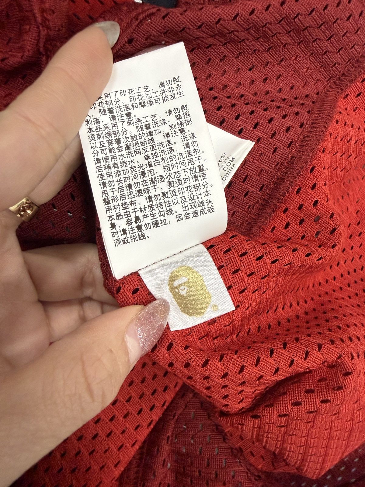 Bape BAPE Color Camo Bape Basketball Tank Top 'Red' NWT Size US M / EU 48-50 / 2 - 14 Thumbnail