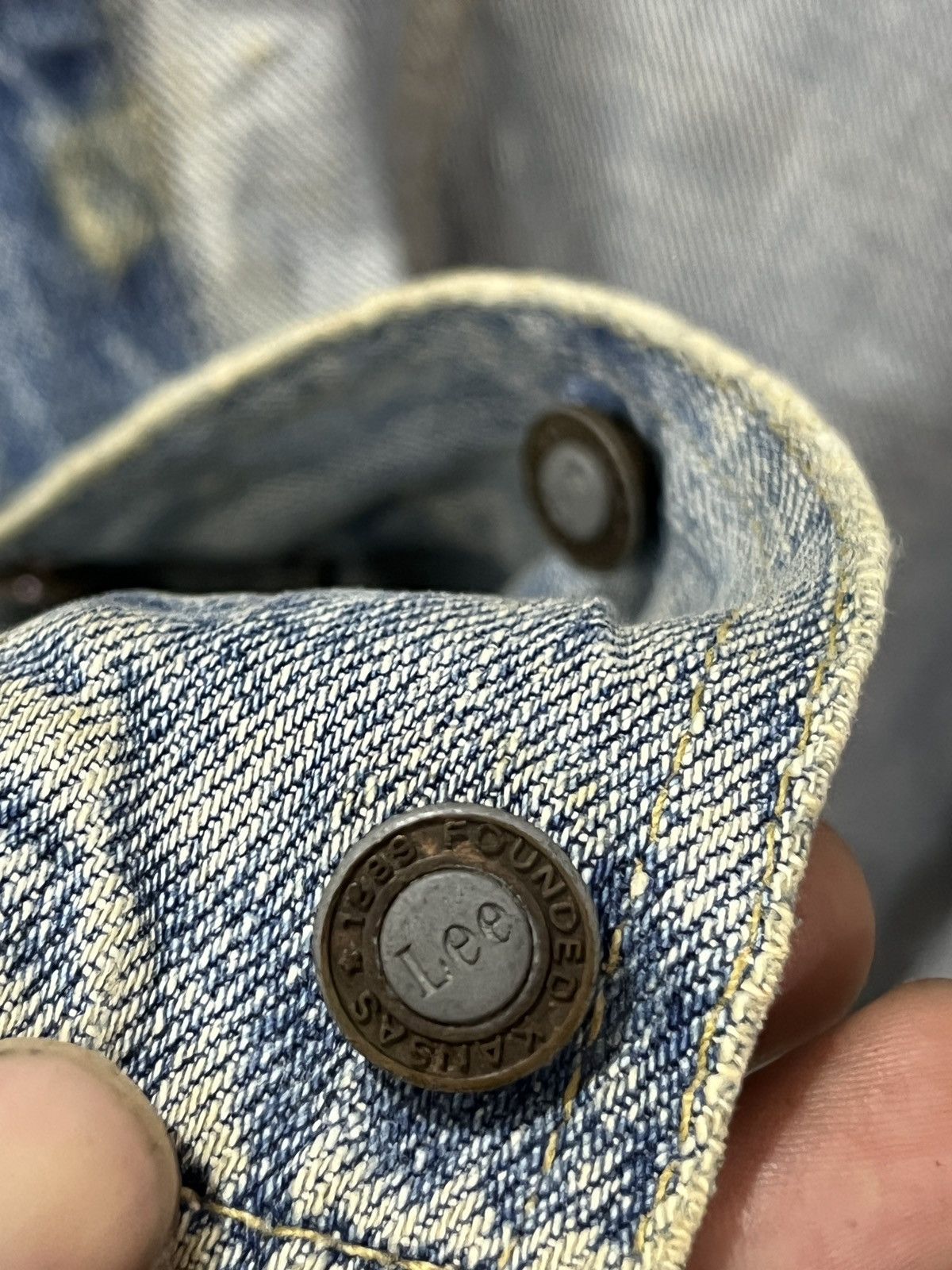 Lee (Zzzz)🔥🔥RARE VINTAGE 70’S LEE DENIM JACKET Size US M / EU 48-50 / 2 - 10 Thumbnail