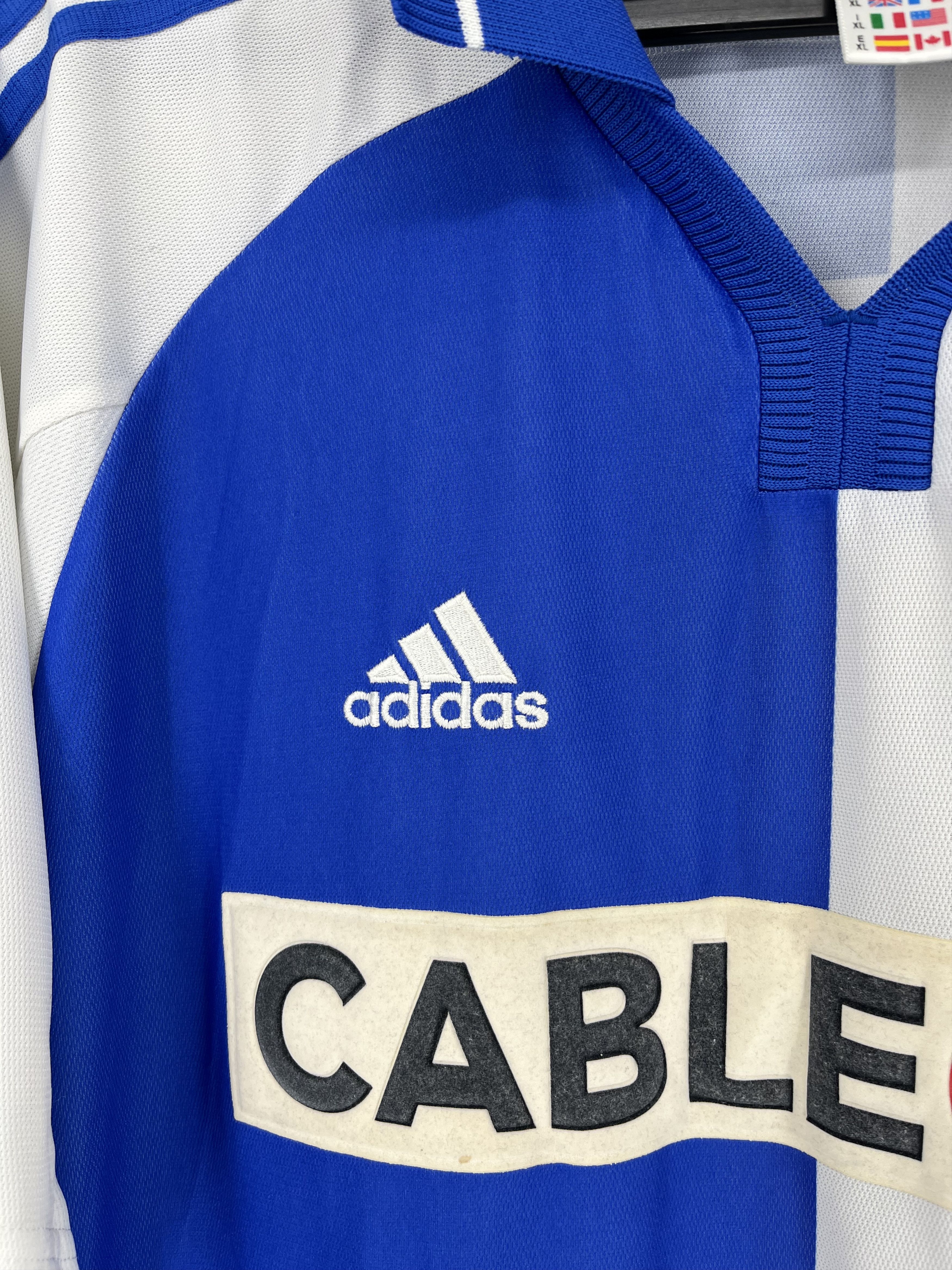 Adidas GRASSHOPPER 2001 2002 HOME SHIRT JERSEY ADIDAS Size US XL / EU 56 / 4 - 8 Thumbnail