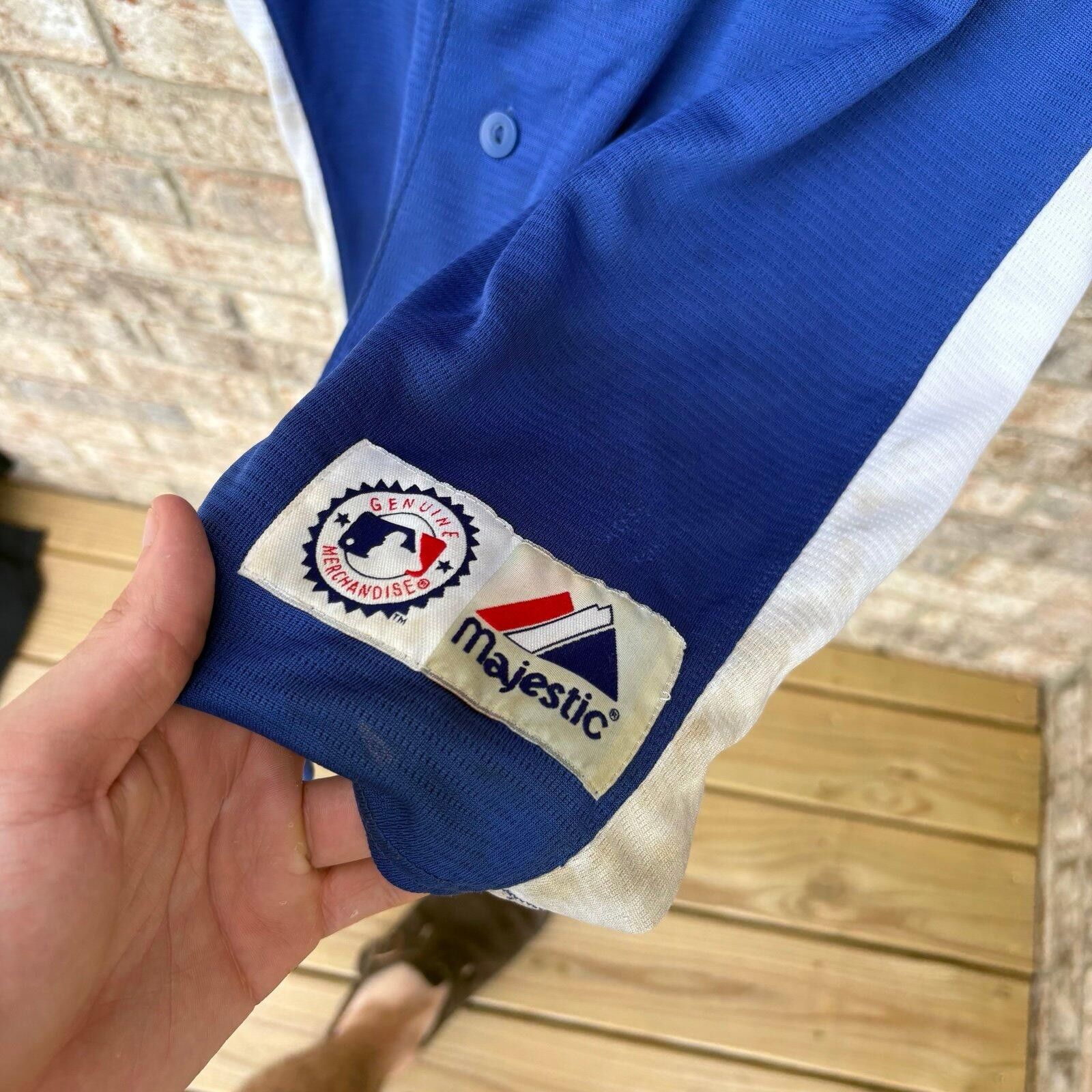 Majestic Vintage 90s Chicago Cubs jersey Size US XL / EU 56 / 4 - 4 Thumbnail