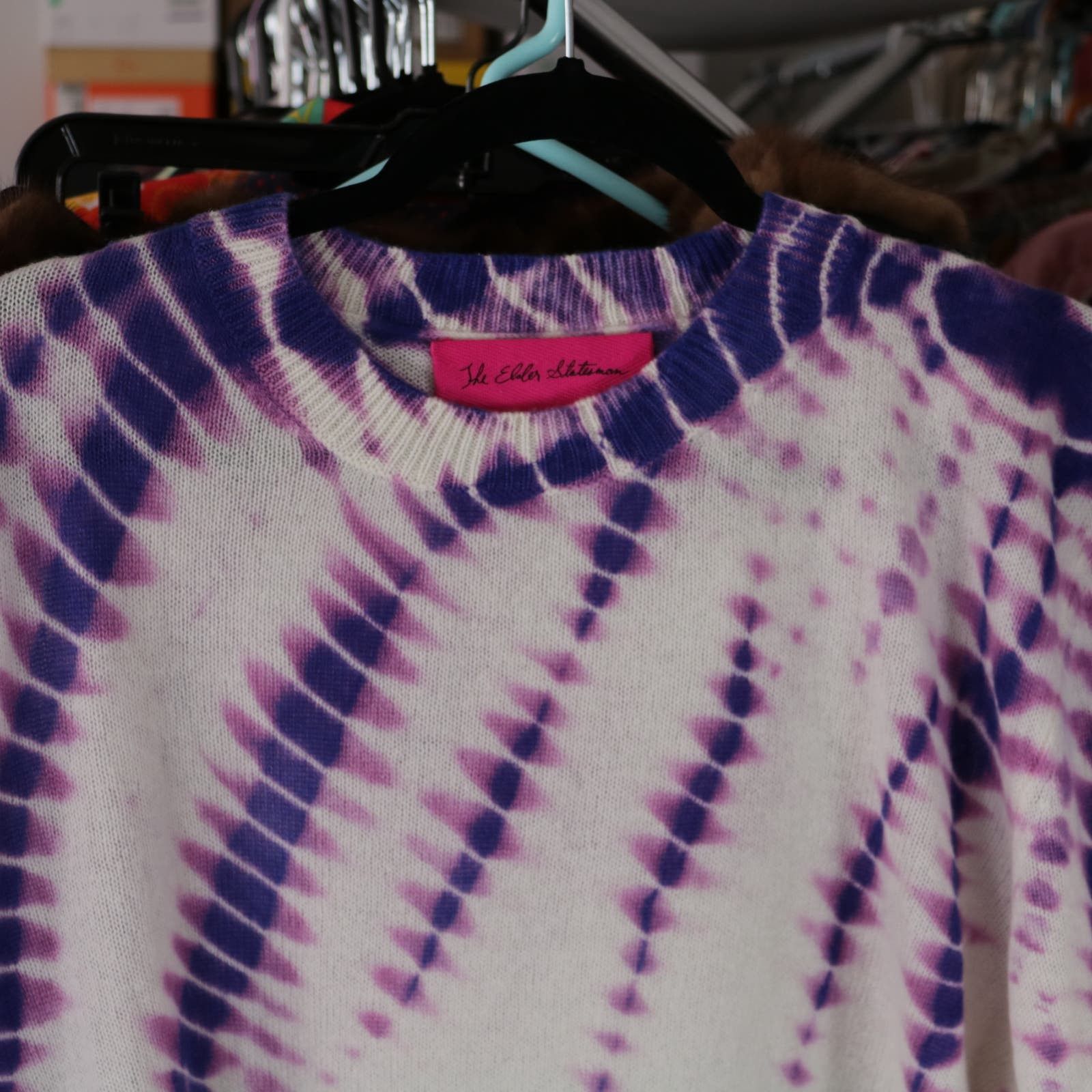 The Elder Statesman The Elder Statesman Ripple Tranquility Cashmere Sweater Size US S / EU 44-46 / 1 - 2 Thumbnail