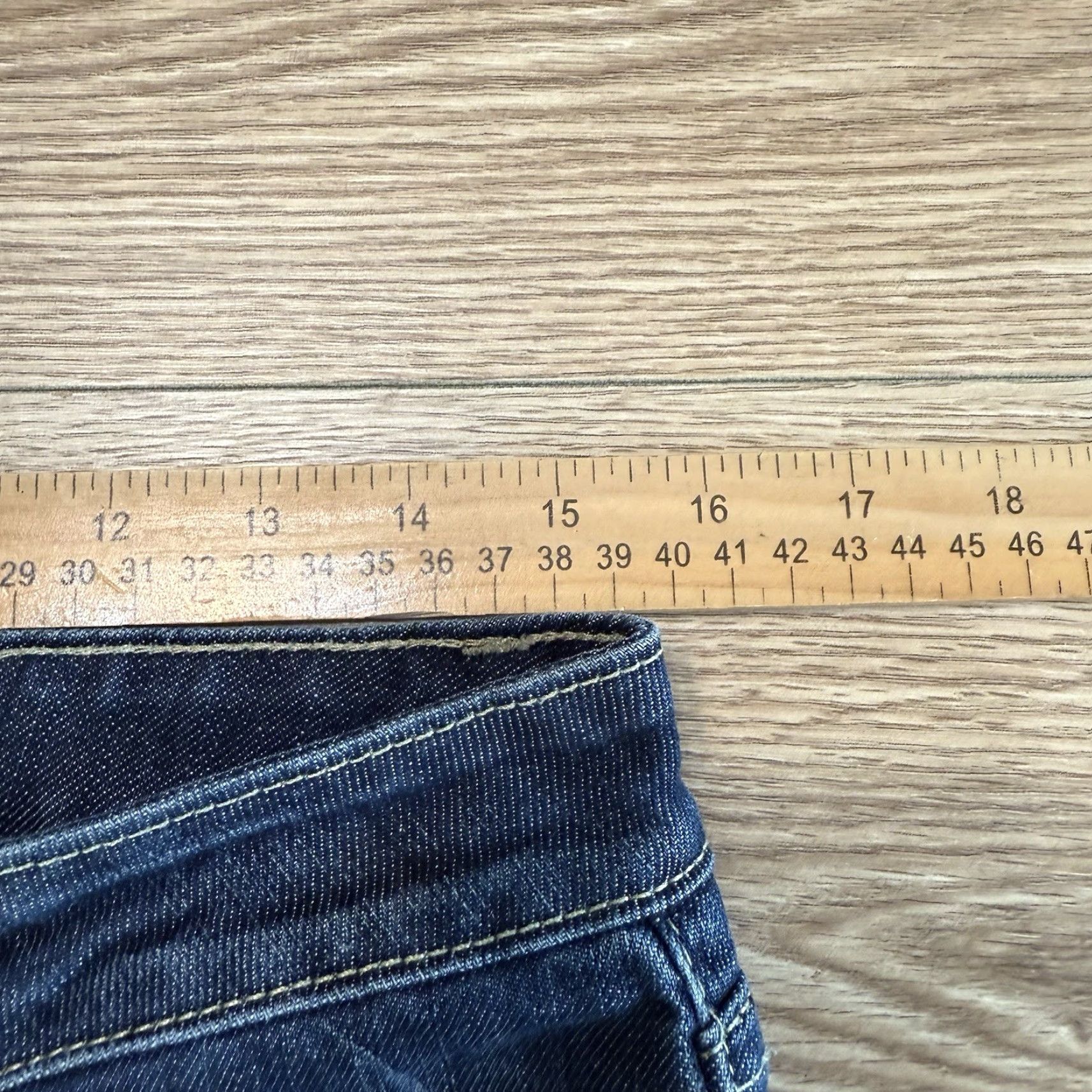 Vintage VINTAGE William Rast Jeans Women’s Juniors Size 29 Skinny Low Rise Blue 90s Size 29" - 5 Thumbnail