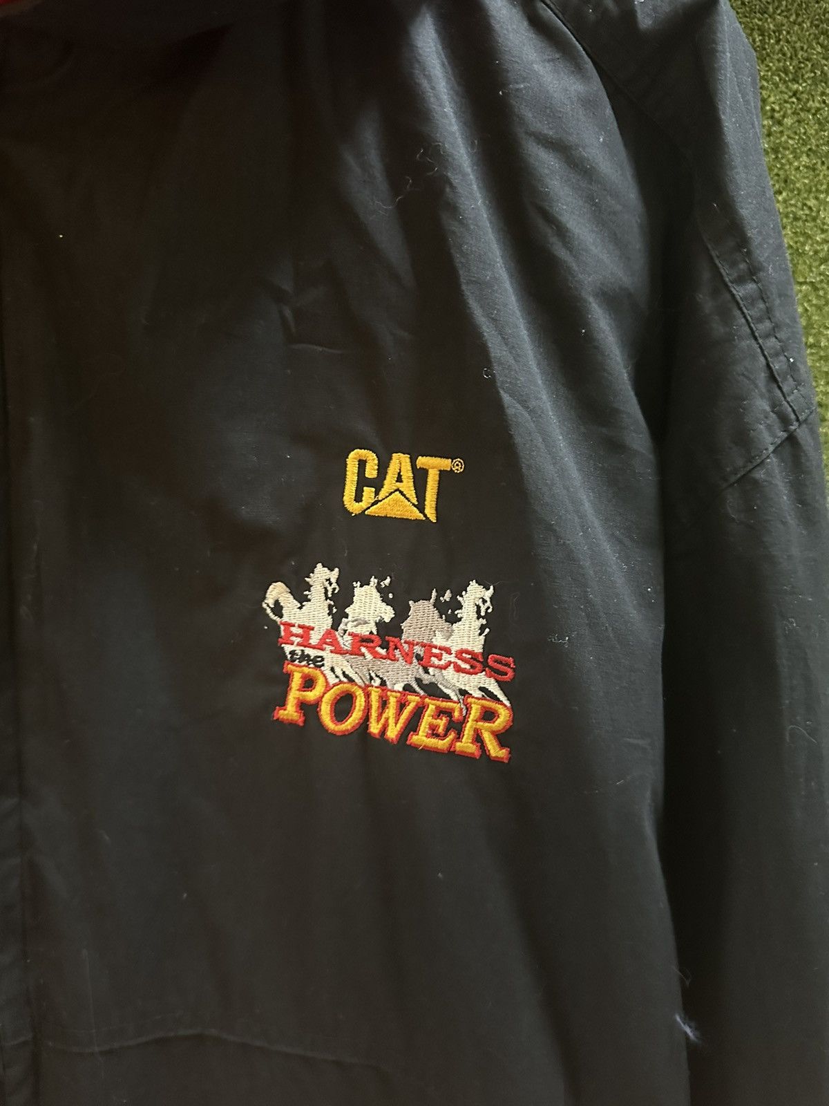 Vintage Vintage CAT Harness The Power Zip-up Light Jacket Size US XL / EU 56 / 4 - 4 Thumbnail