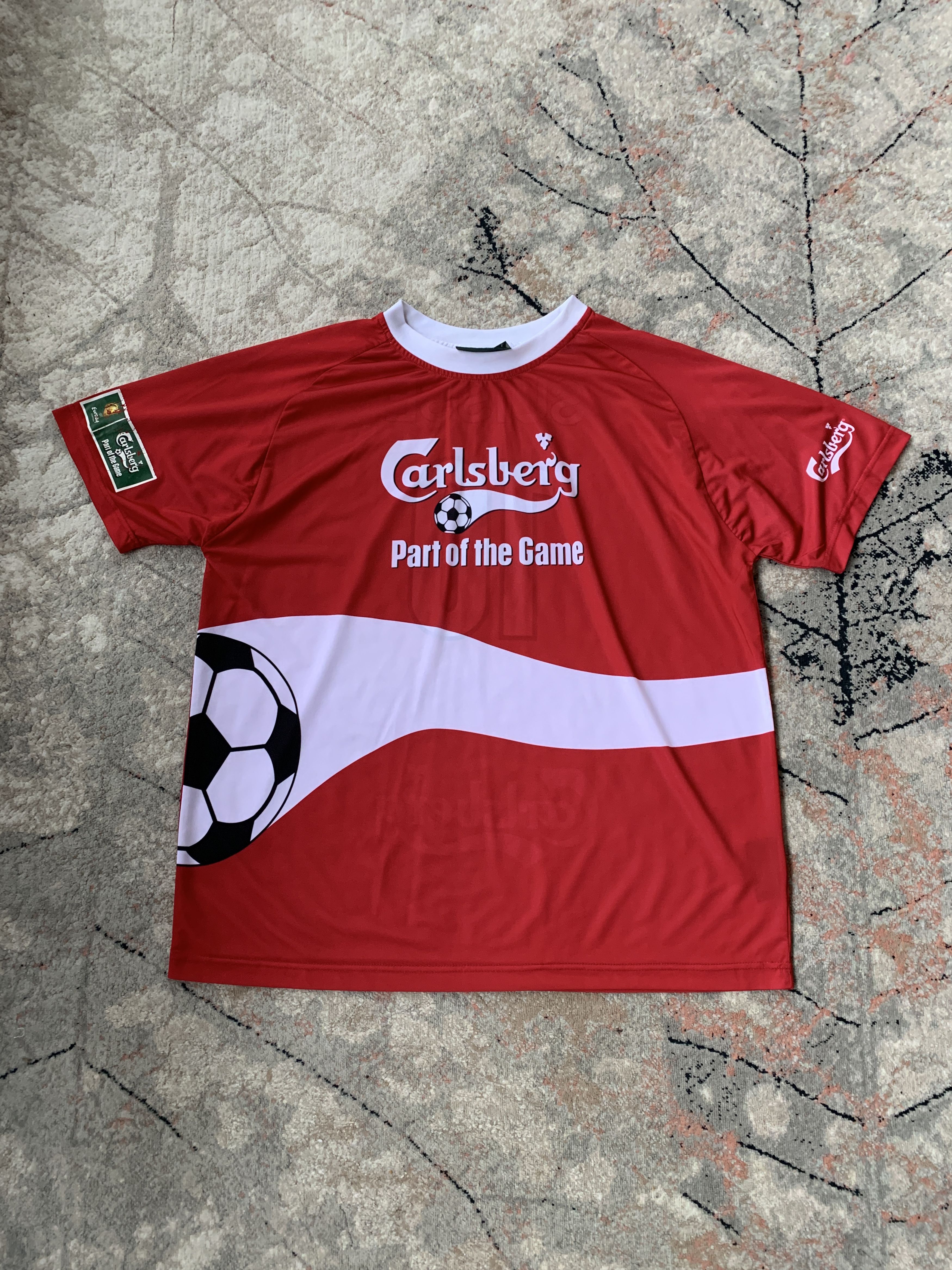 Vintage Vintage SUISSE 10 Carlsberg Part Of The Game Jersey Size US XL / EU 56 / 4 - 1 Thumbnail