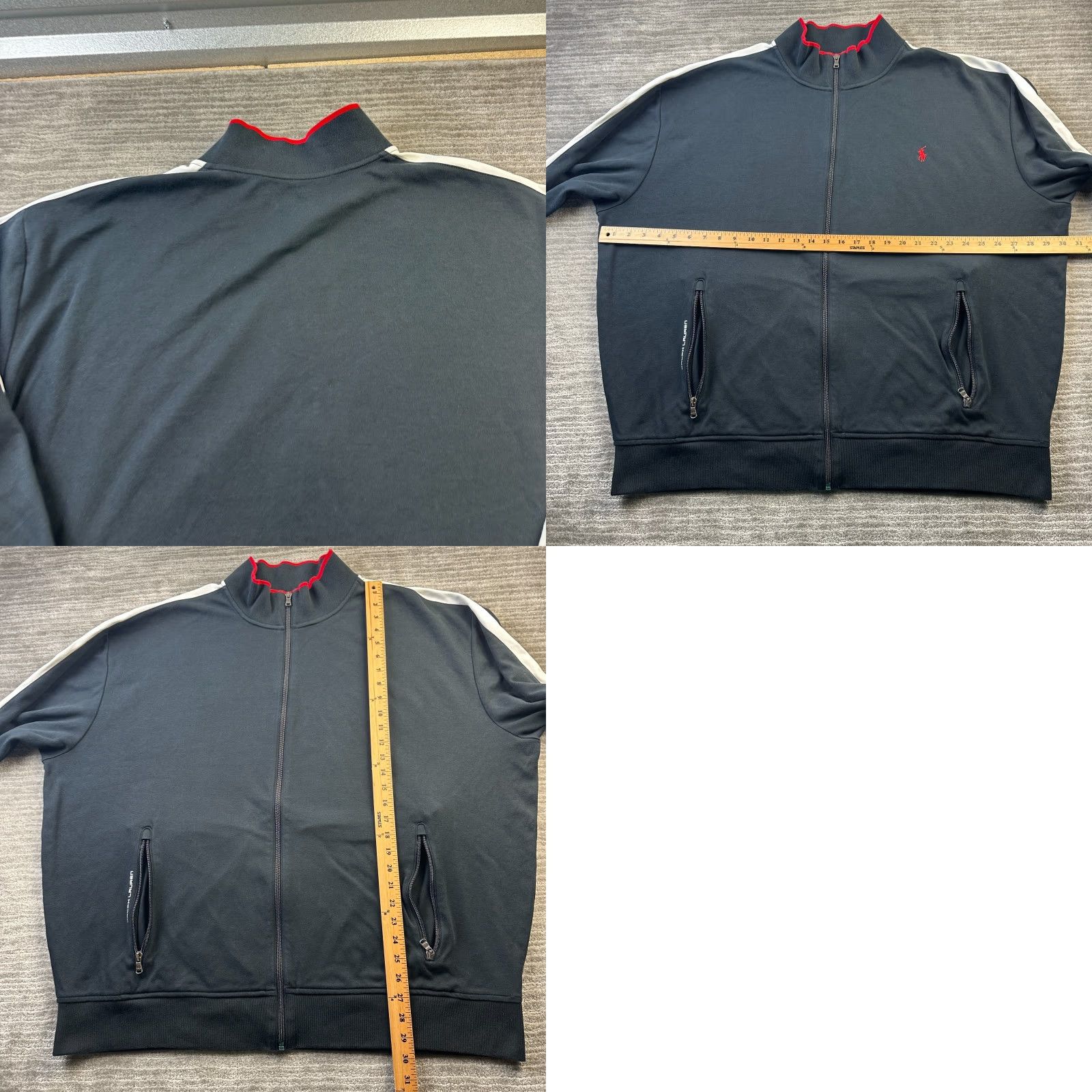 Polo Ralph Lauren Polo Ralph Lauren Jacket Mens 3XB 3XL Black Windbreaker Full Zip Pockets Logo Vintage No Size US XXL / EU 58 / 5 - 8 Thumbnail