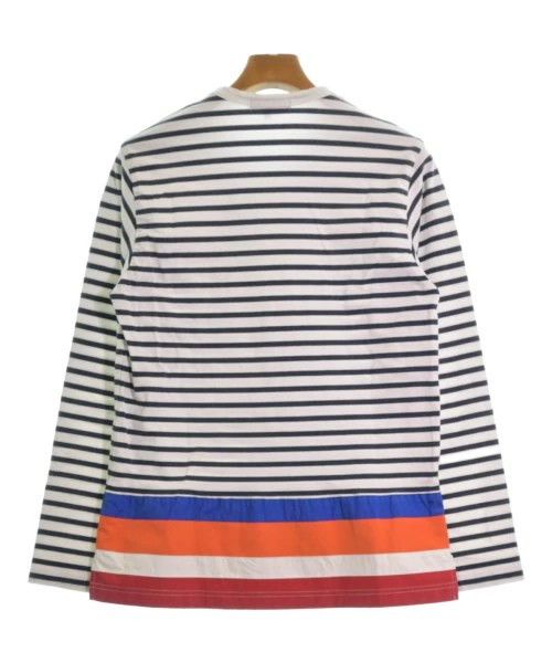 Comme des Garcons Homme T-Shirts striped cotton nylon crewneck pullover White x Navy Size US S / EU 44-46 / 1 - 2 Thumbnail