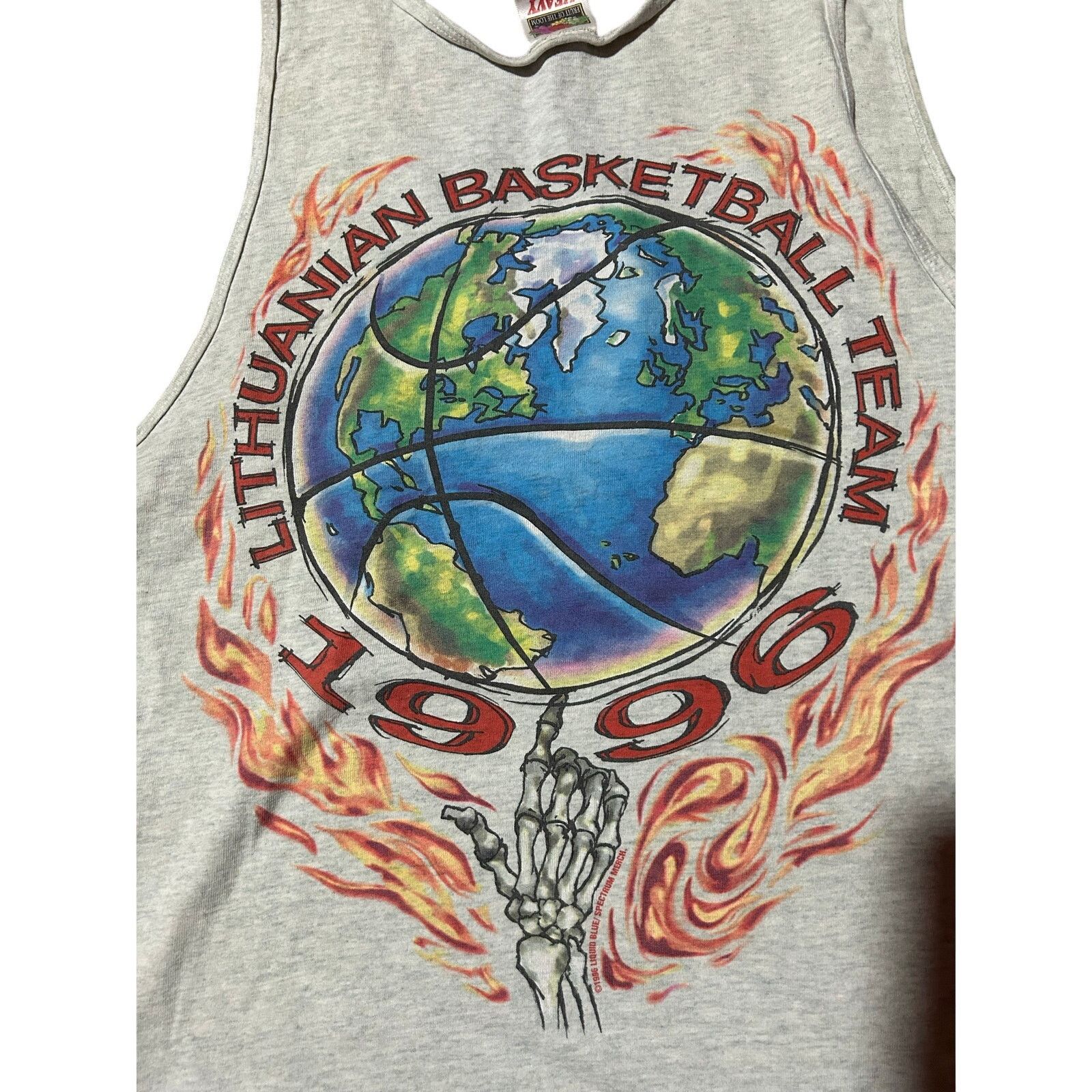 Vintage Vintage GD/Jerry funded 1996 Lithuanian men’s bball tank top Size US XL / EU 56 / 4 - 4 Thumbnail