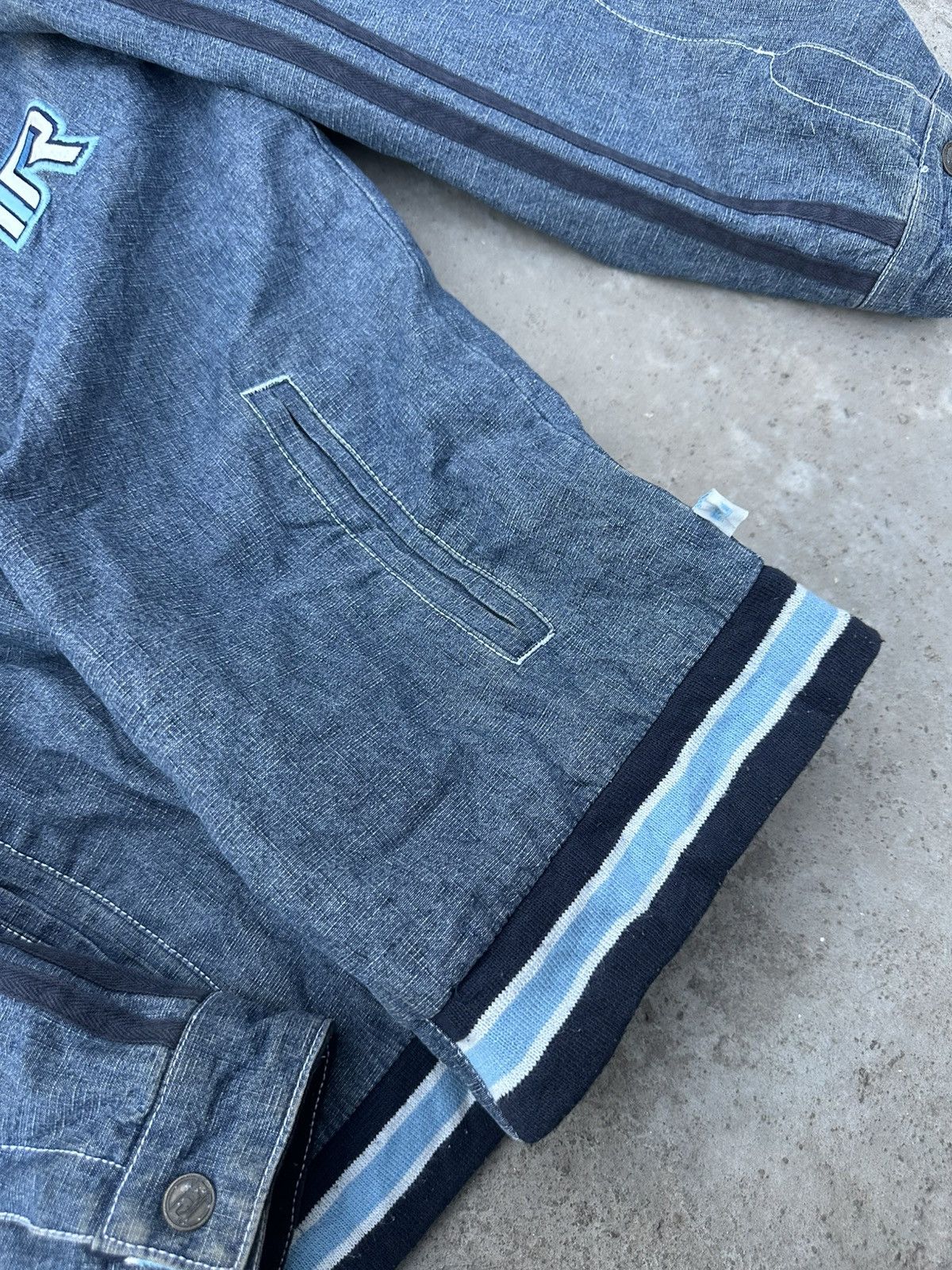 Rocawear Vintage Y2K Rocawear Embroidered Denim Track Jacket Indigo Size US L / EU 52-54 / 3 - 7 Thumbnail