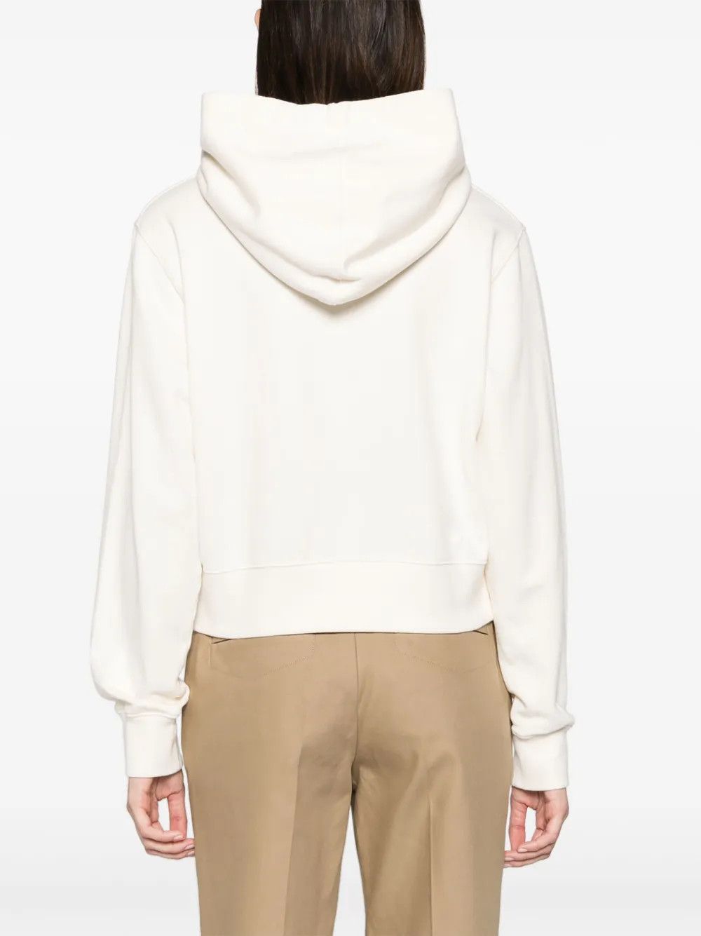 Palm Angels o1y1125 Hoodie in Ivory Size M / US 6-8 / IT 42-44 - 3 Thumbnail