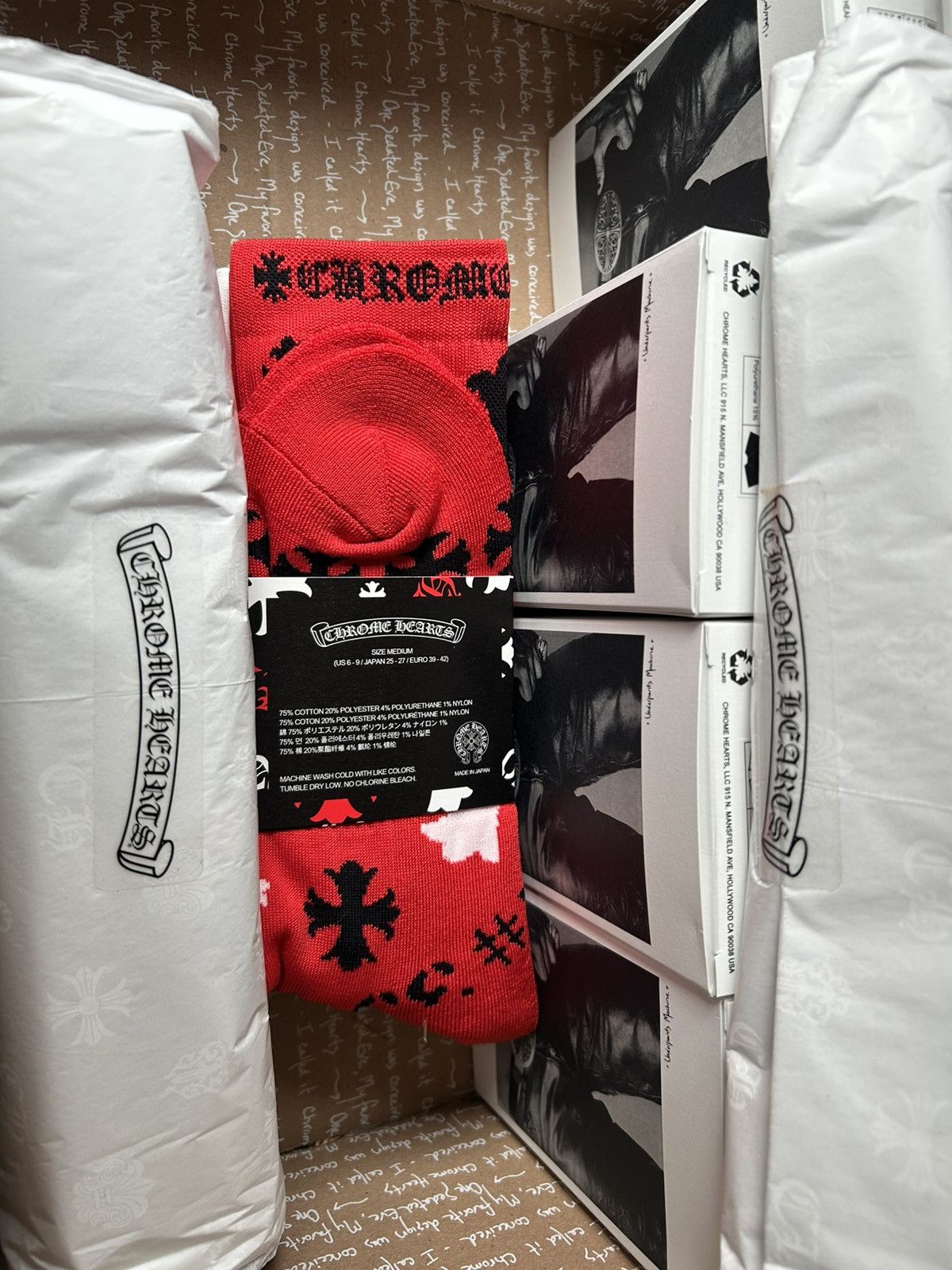 Chrome Hearts Chrome Hearts Stencil Socks Set Size ONE SIZE - 5 Thumbnail