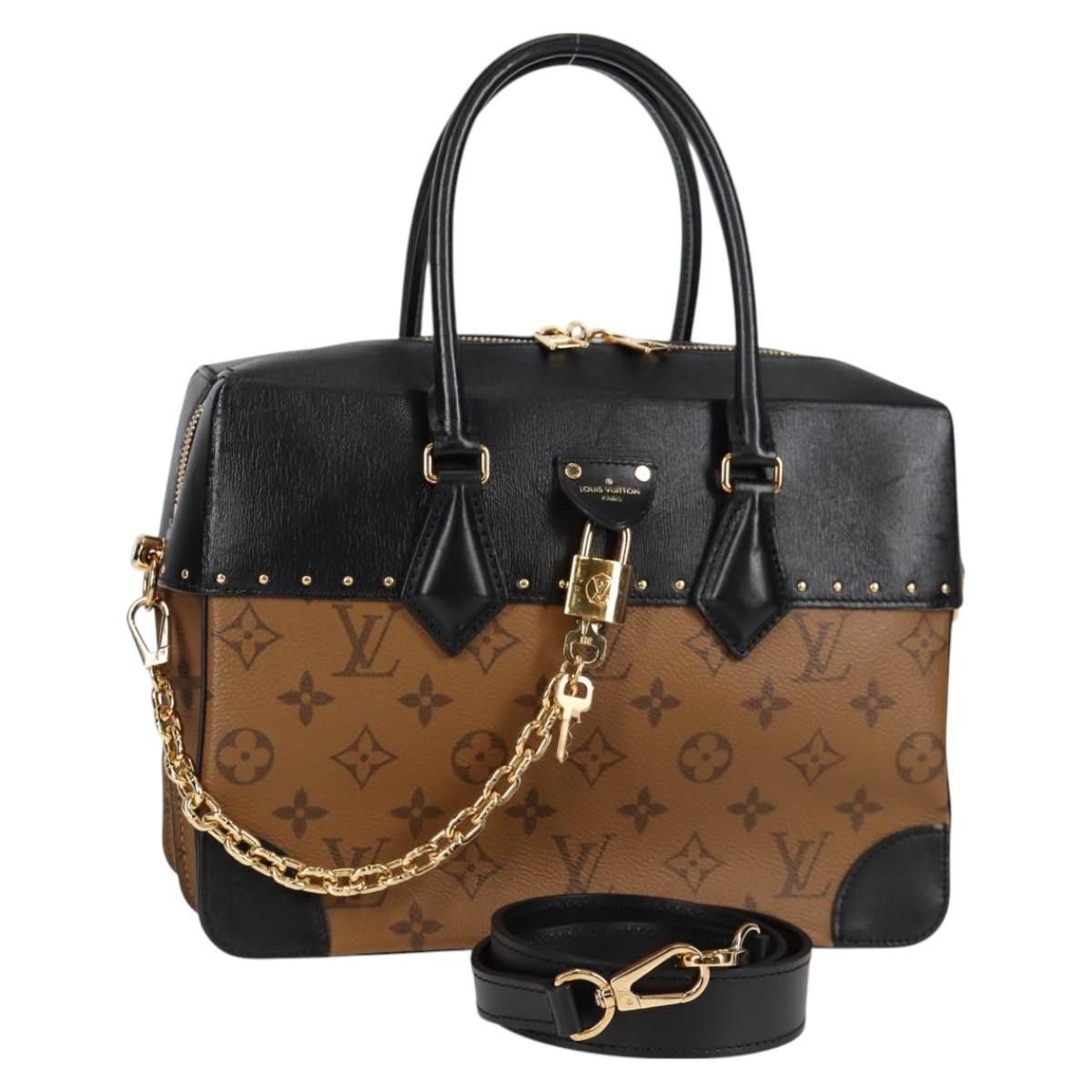 Louis Vuitton Louis Vuitton City Malle Handbag Reverse Monogram Canvas and Leather Size ONE SIZE - 1 Thumbnail