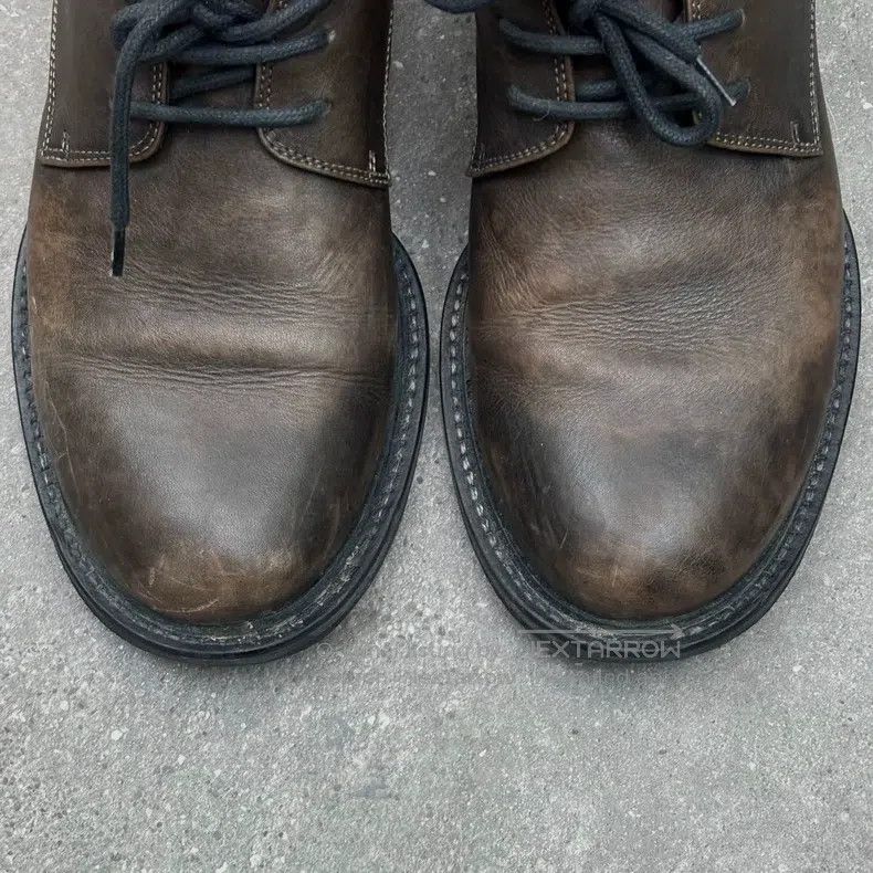 Ann Demeulemeester Ann Demeulemeester 37 distressed leather Derby shoes Size US 6.5 / IT 36.5 - 3 Thumbnail