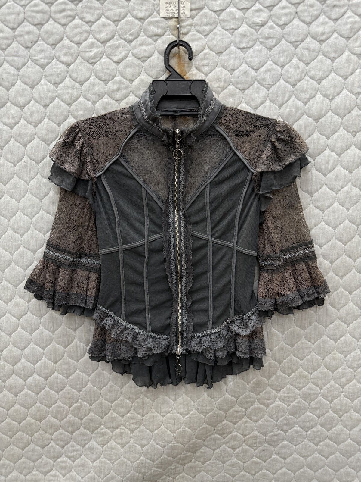 14th Addiction 🔥🔥🔥ARCHIVE ROZEN KAVALIER GOTHIC ZIP UP BLOUSE Size S / US 4 / IT 40 - 1 Thumbnail