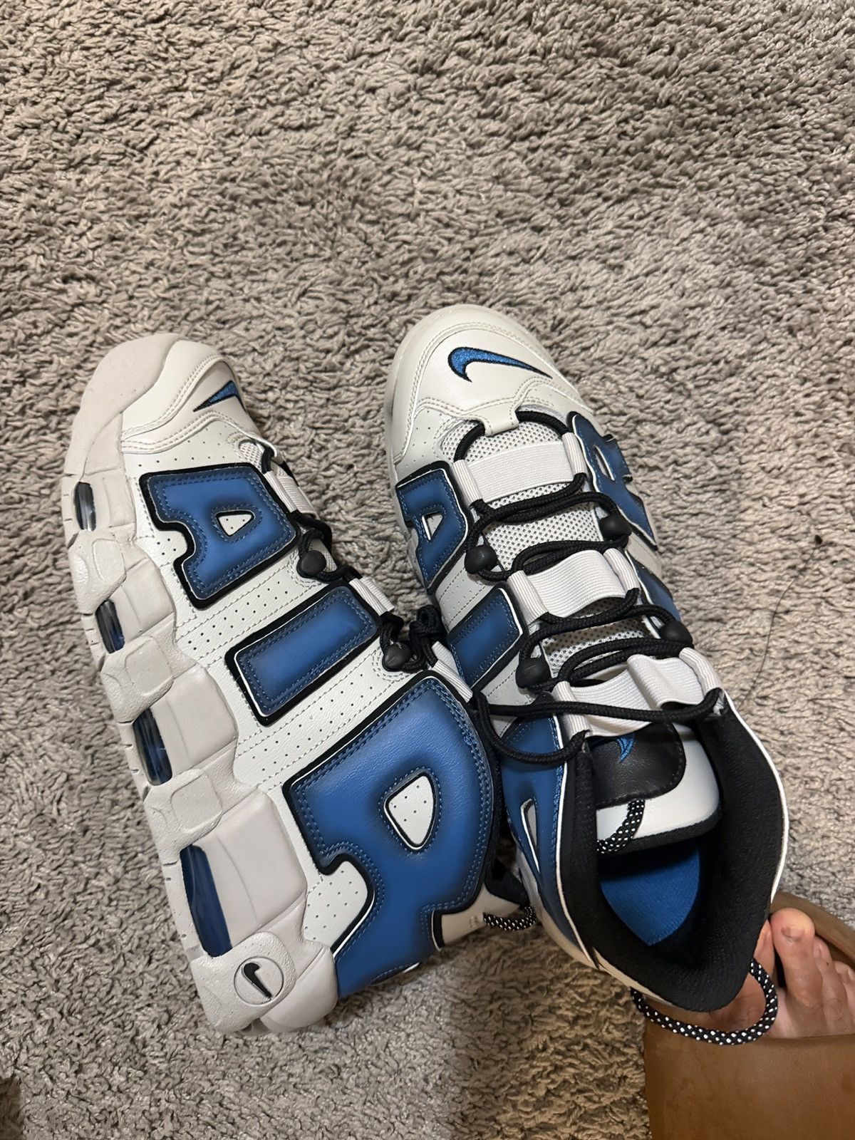 Nike Nike Air More Uptempo Universal Blue Size US 12 / EU 45 - 2 Thumbnail
