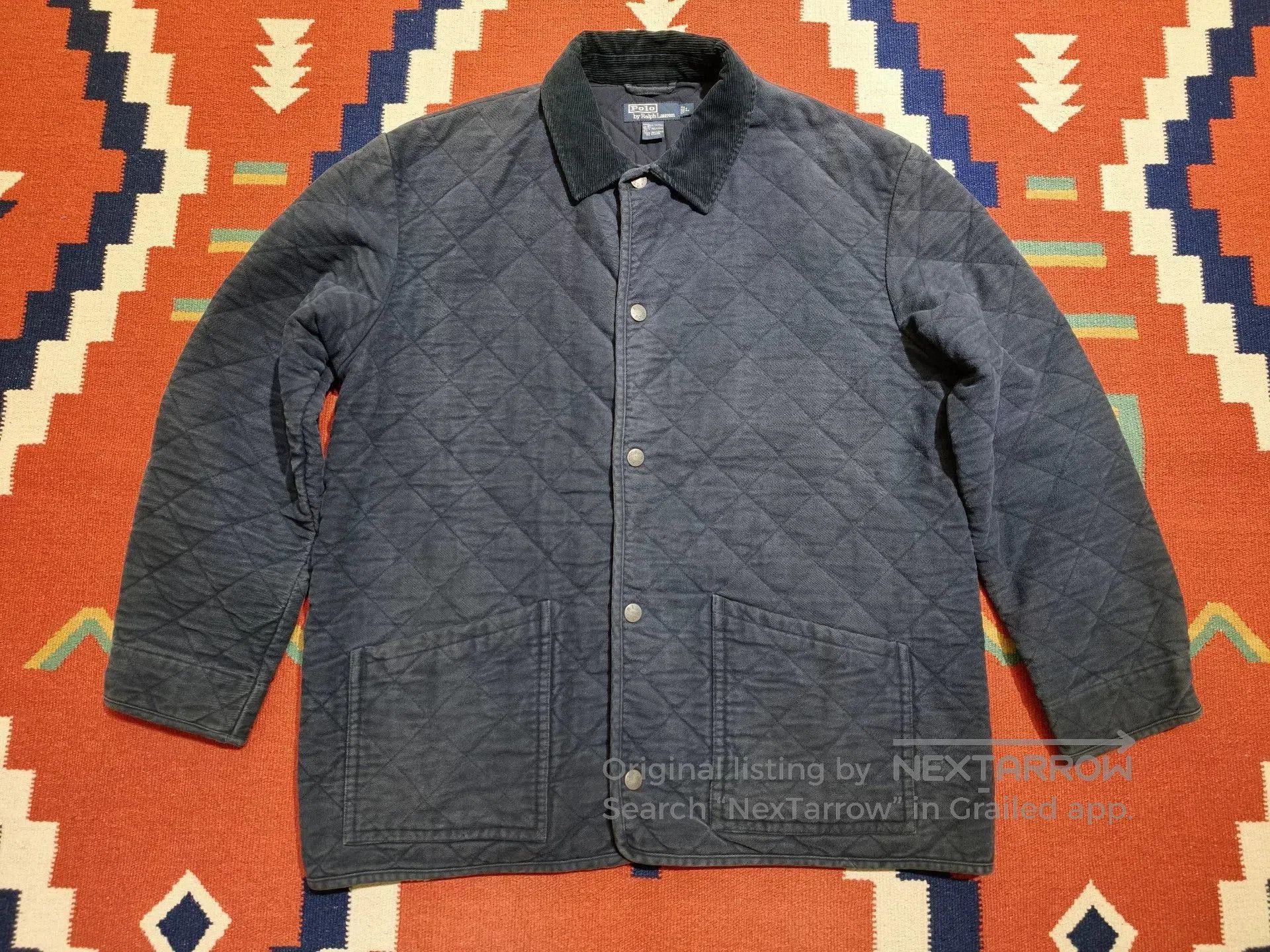 Vintage Vintage Polo Ralph Lauren Quilted Jacket. Size US L / EU 52-54 / 3 - 1 Thumbnail