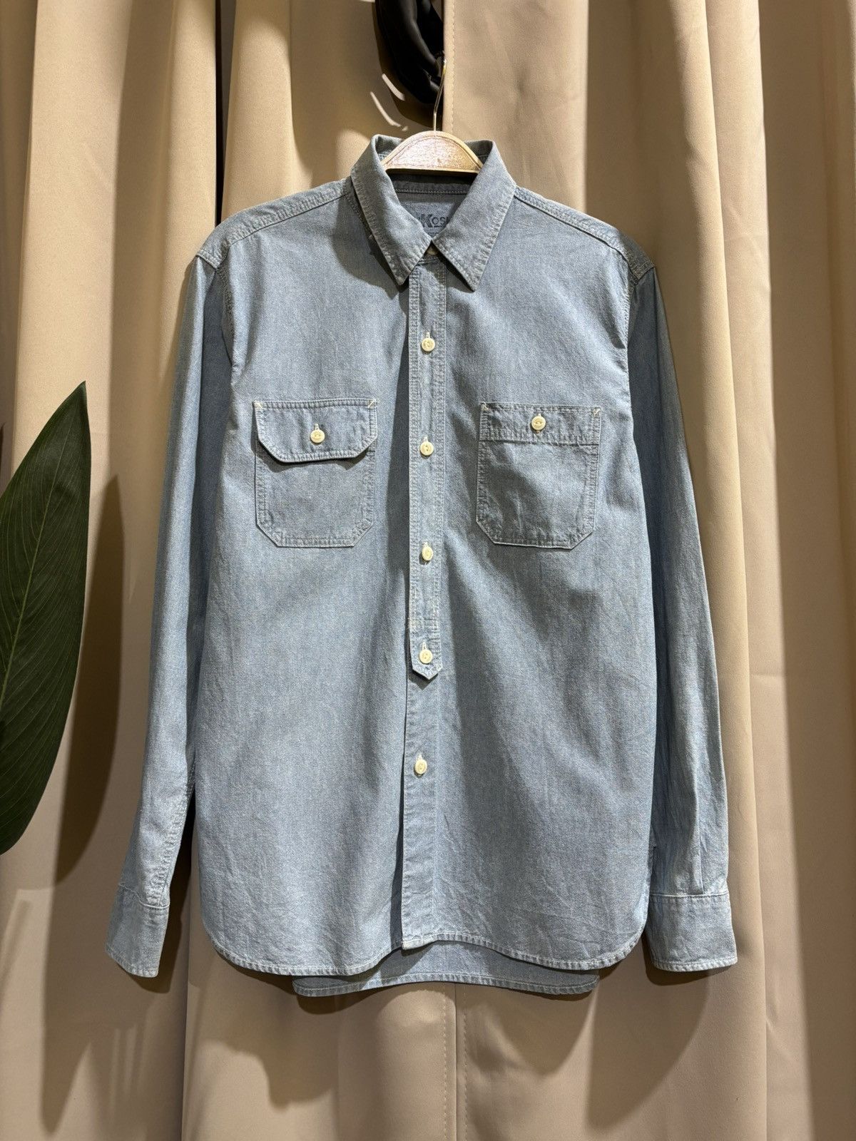 Oshkosh Vintage Oshkosh Faded Button Up Denim Size US S / EU 44-46 / 1 - 1 Thumbnail