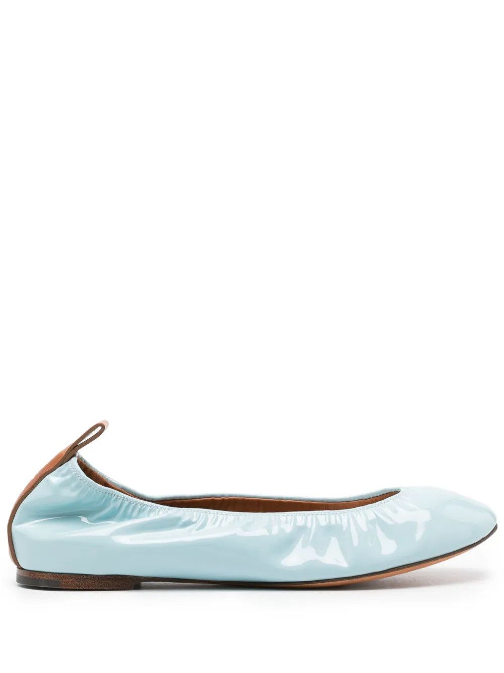 Lanvin o1y0326 Ballet Flats in Sky Blue Size US 7 / IT 37 - 1 Thumbnail