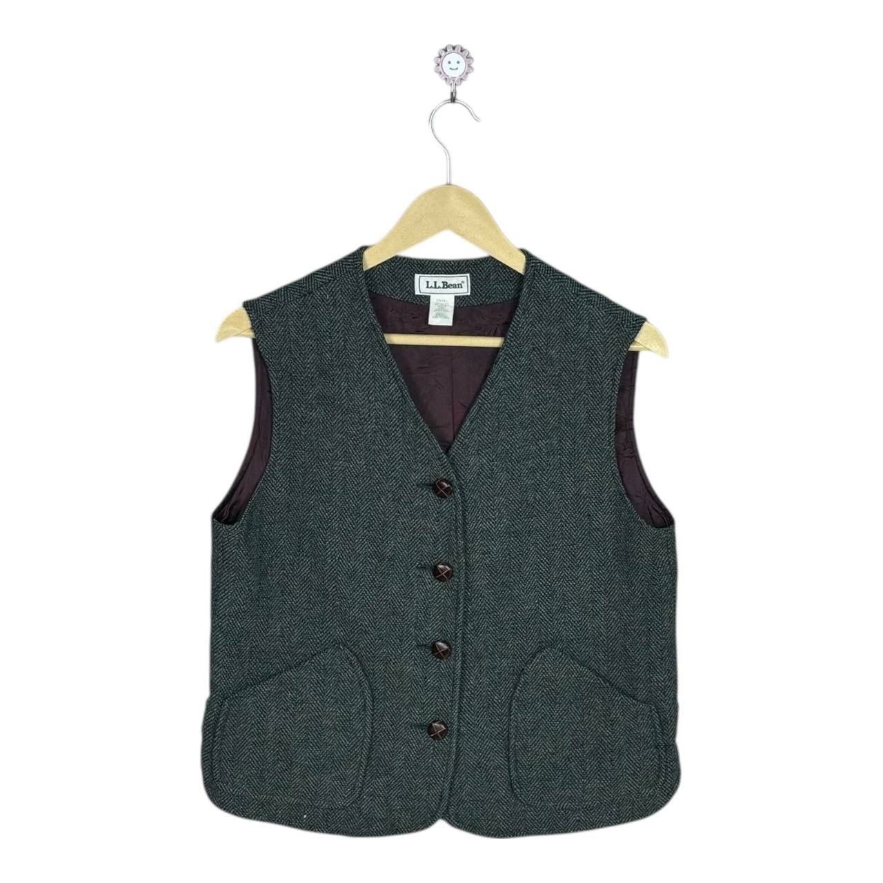 L.L. Bean VTG L.L. Bean Wool Herringbone Vest S - Archival Outdoor Size US S / EU 44-46 / 1 - 1 Thumbnail